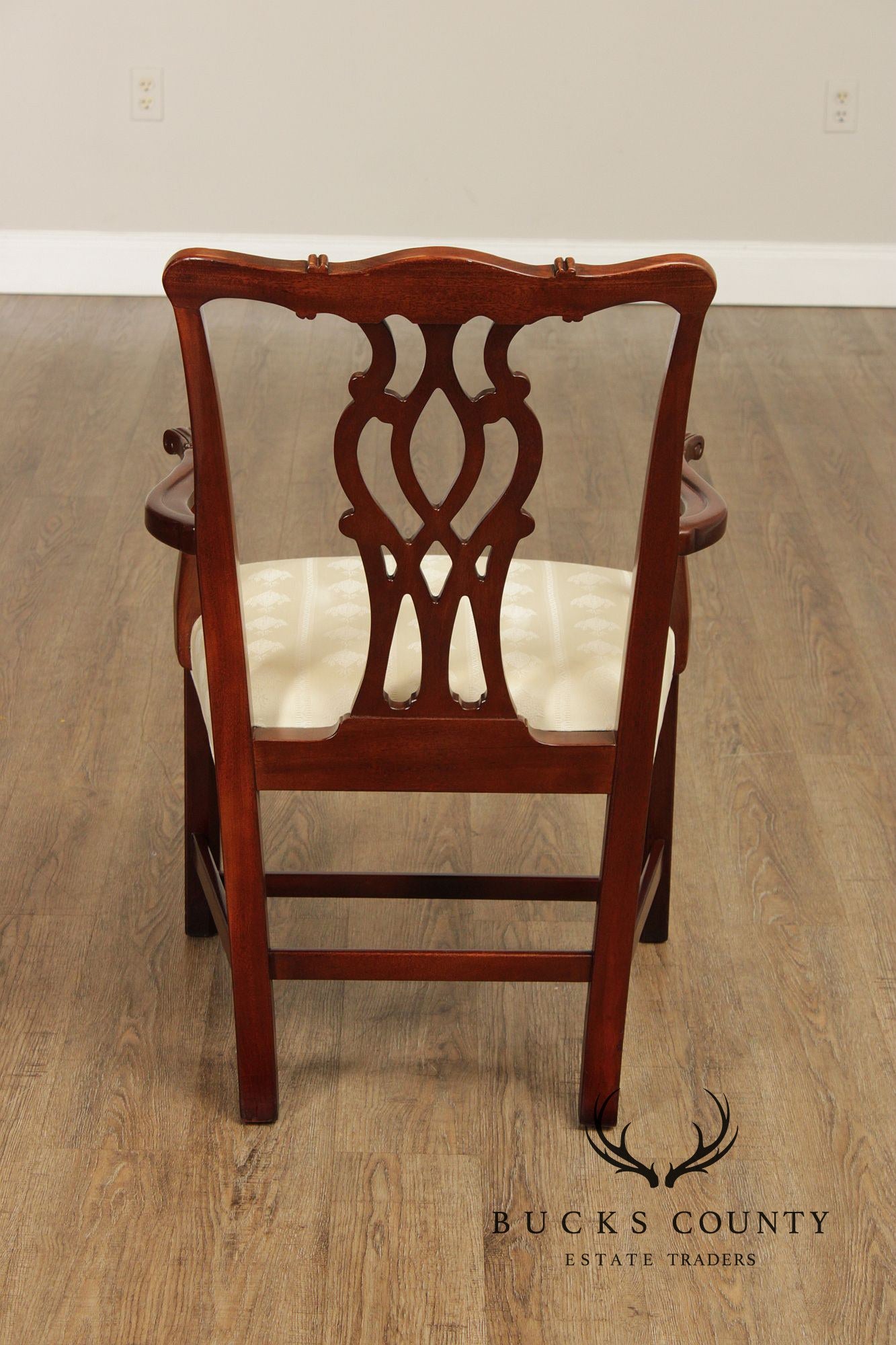 Hickory Chair Set Of Six Chippendale Style Mahogany Dining Chairs