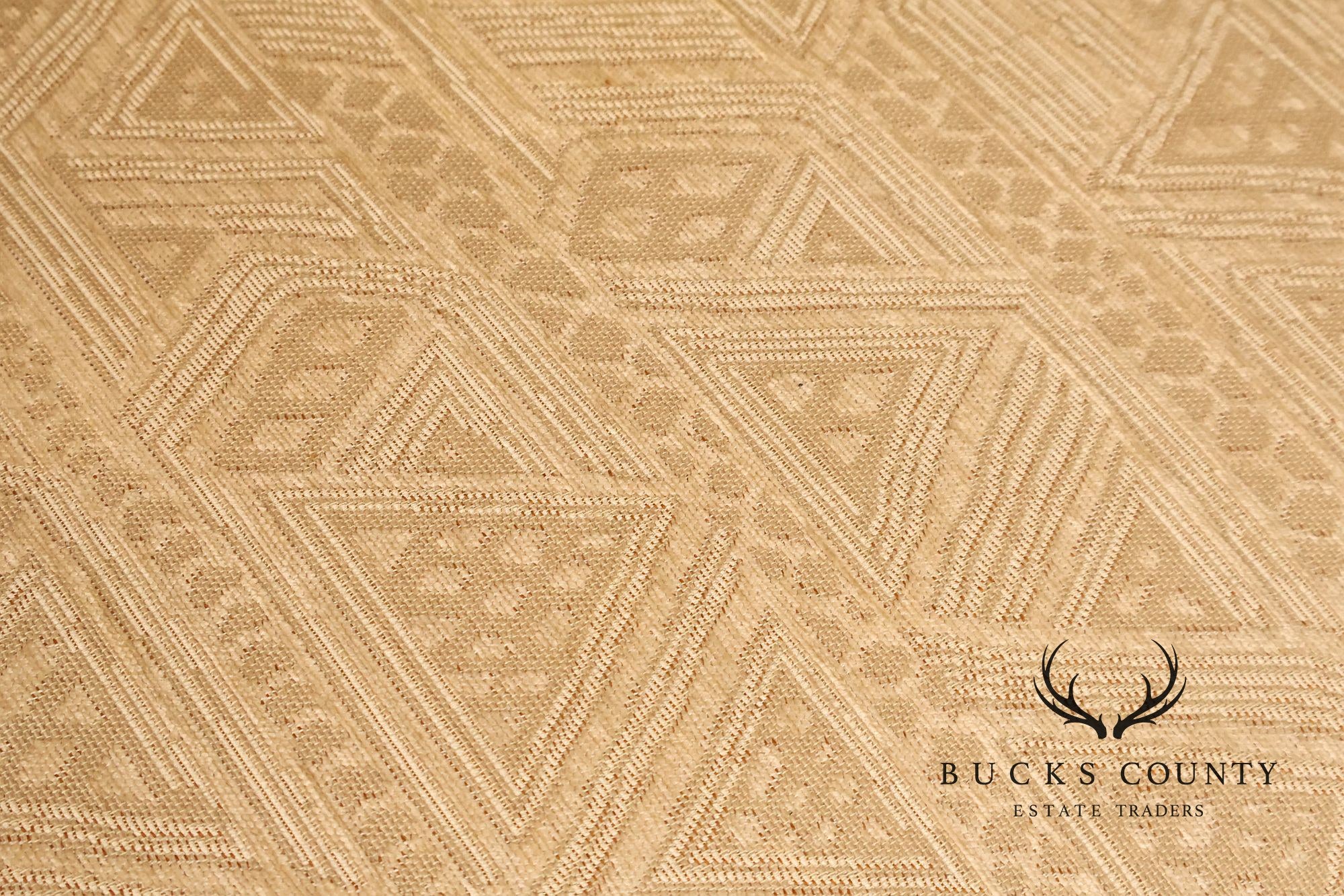 Henredon Upholstered Lounge Chair With Ottoman