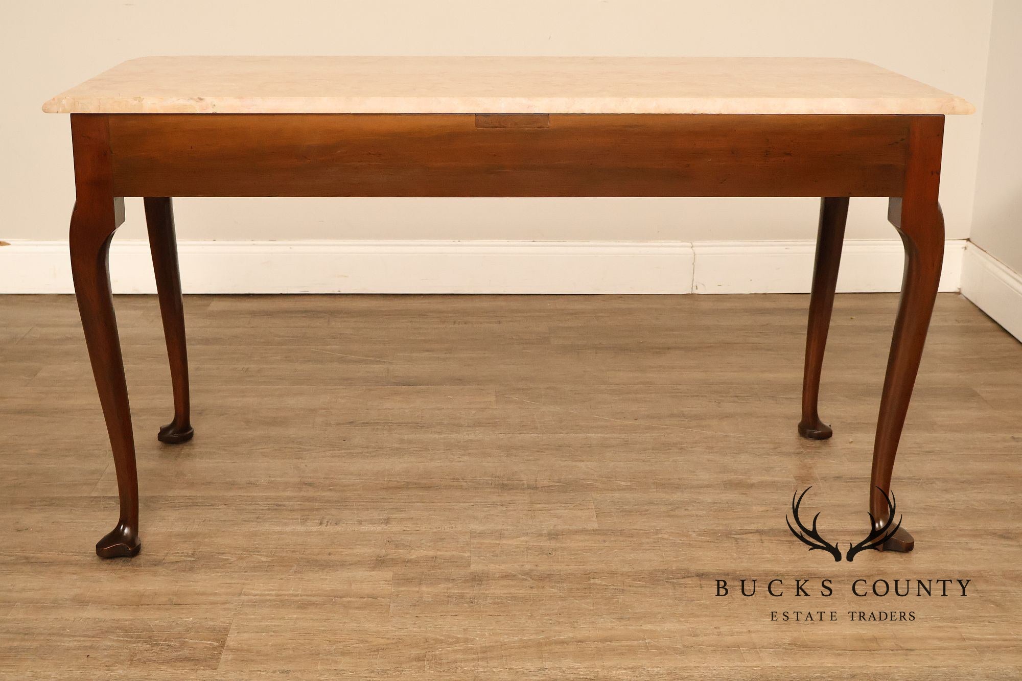 Kittinger Colonial Williamsburg Marble Top Mahogany Server