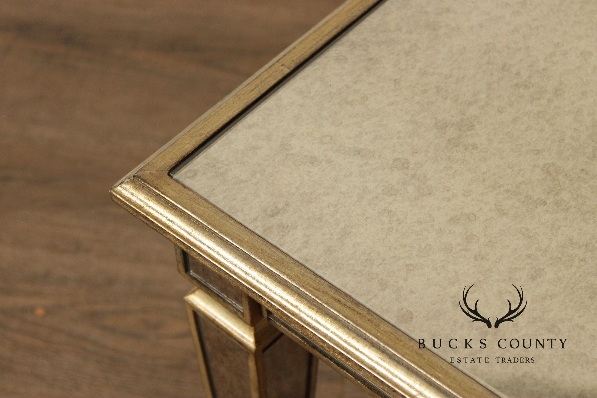 Ethan Allen Hollywood Regency Mirrored Coffee Table