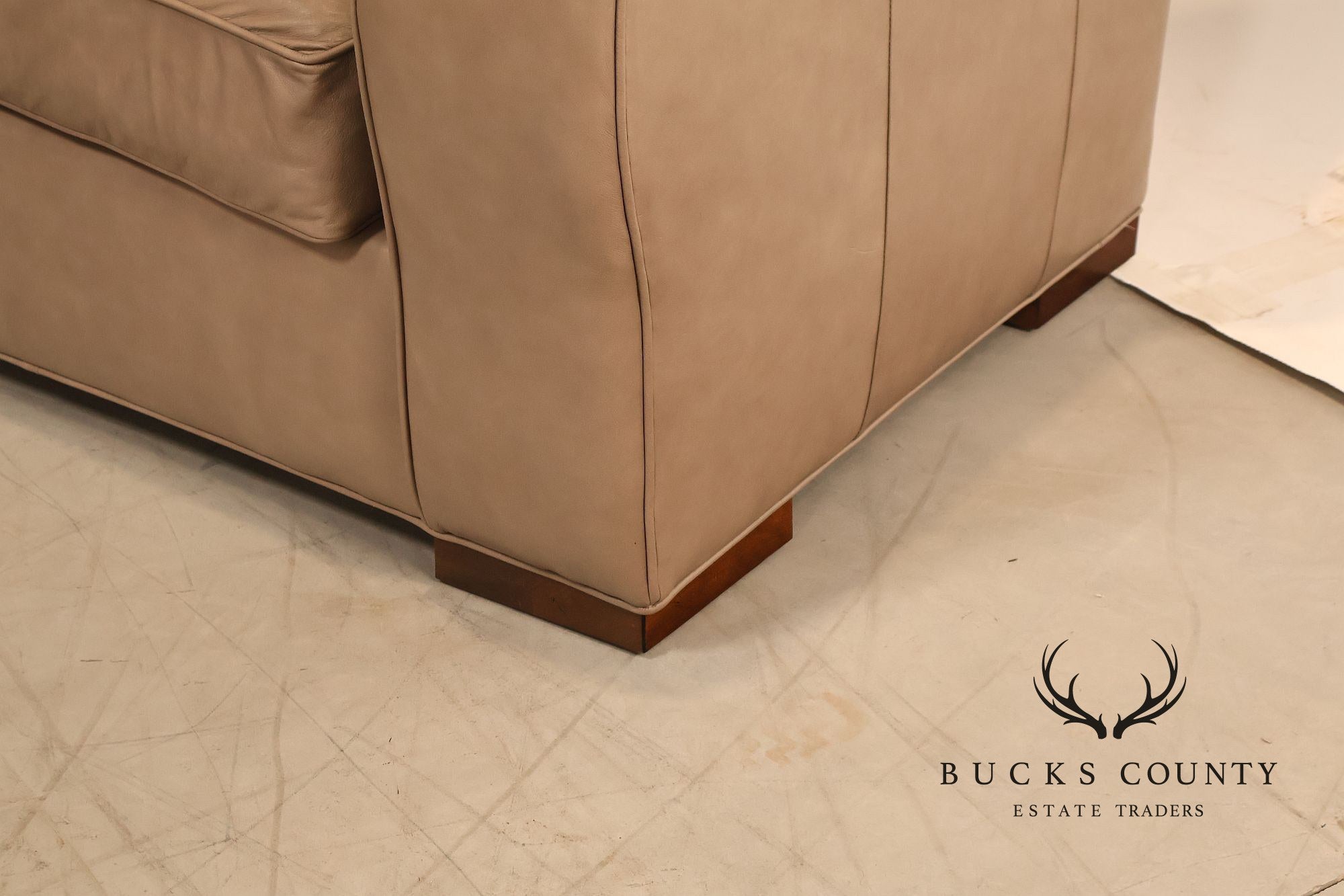 Century Furniture Leather Sectional Sofa