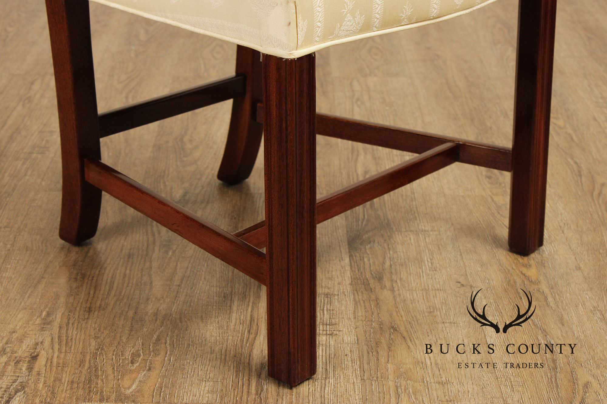 Hickory Chair Set Of Six Chippendale Style Mahogany Dining Chairs