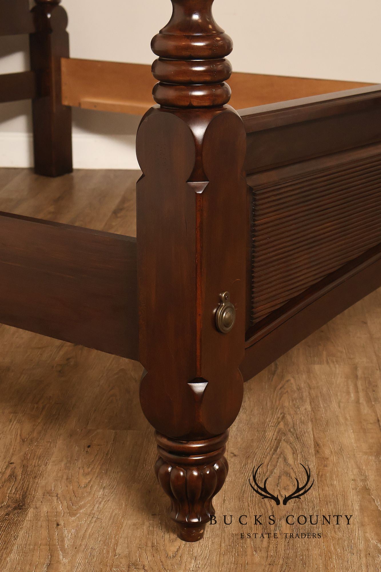 British Colonial Style Four Poster King Bed Frame