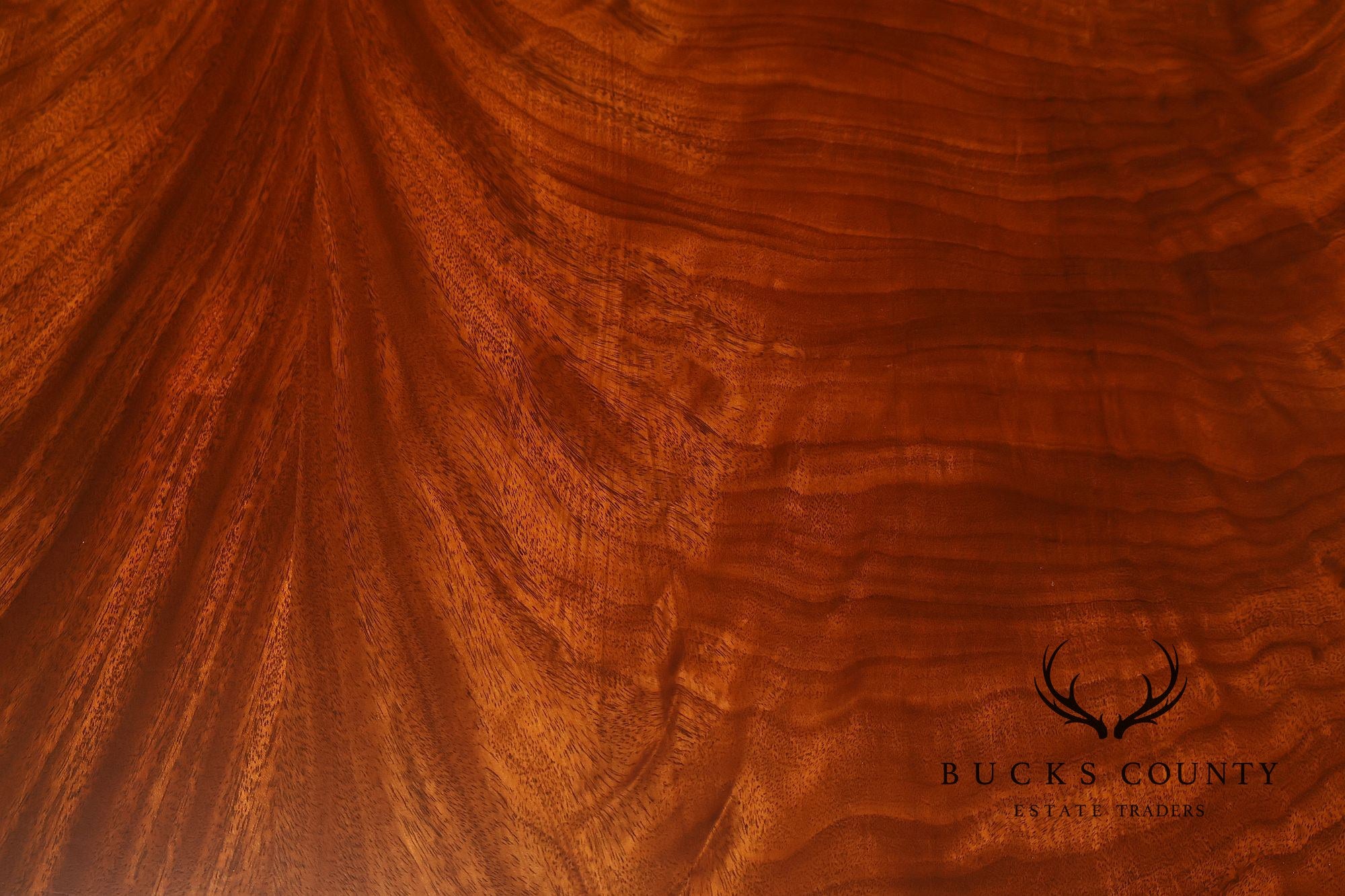 Maitland Smith Greek Key Mahogany & Satinwood Banded Dining Table