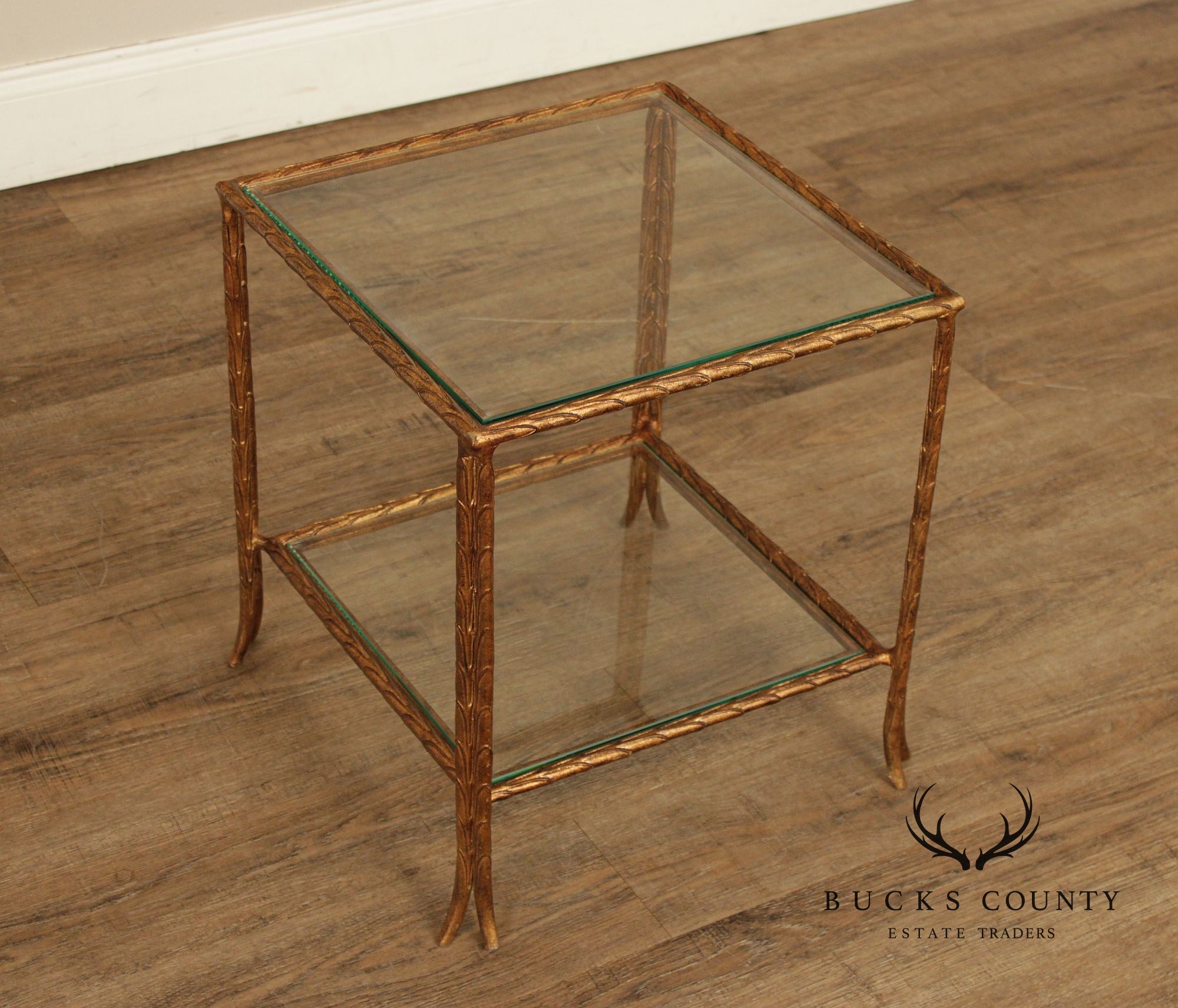 Sherrill Occasional Italian Regency Style Pair 'Bunching' Cocktail Tables