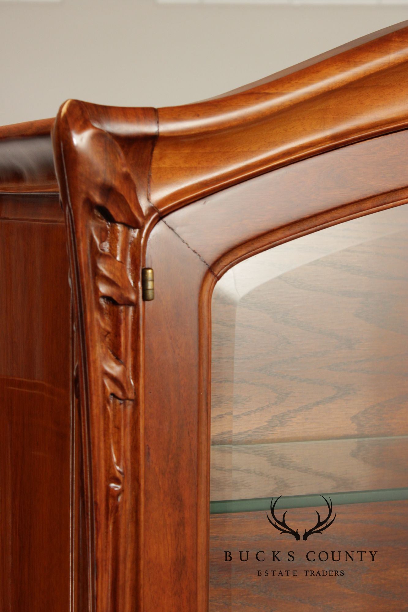 Louis Majorelle Art Nouveau Carved Mahogany 'Chicoree' Buffet