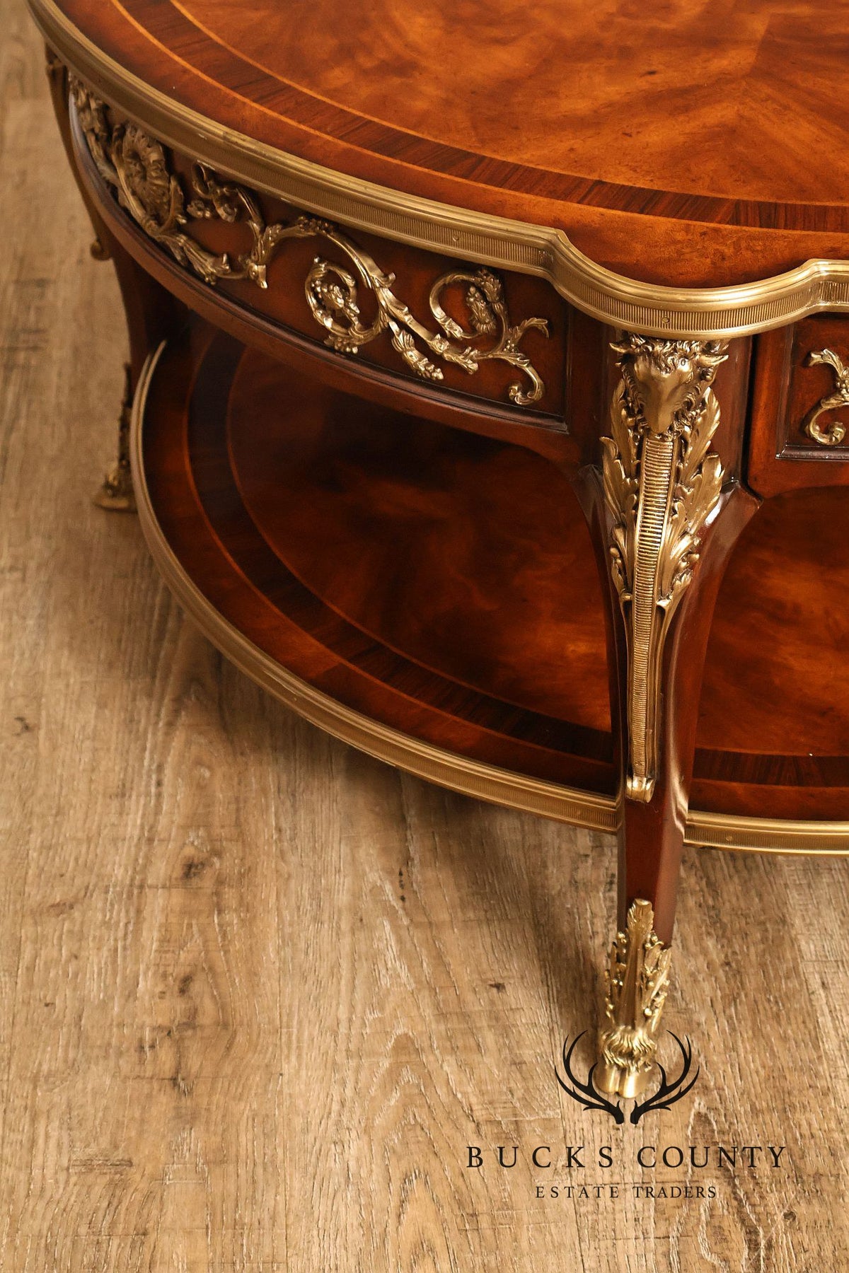 Theodore Alexander 'Capital' Mahogany Coffee Table