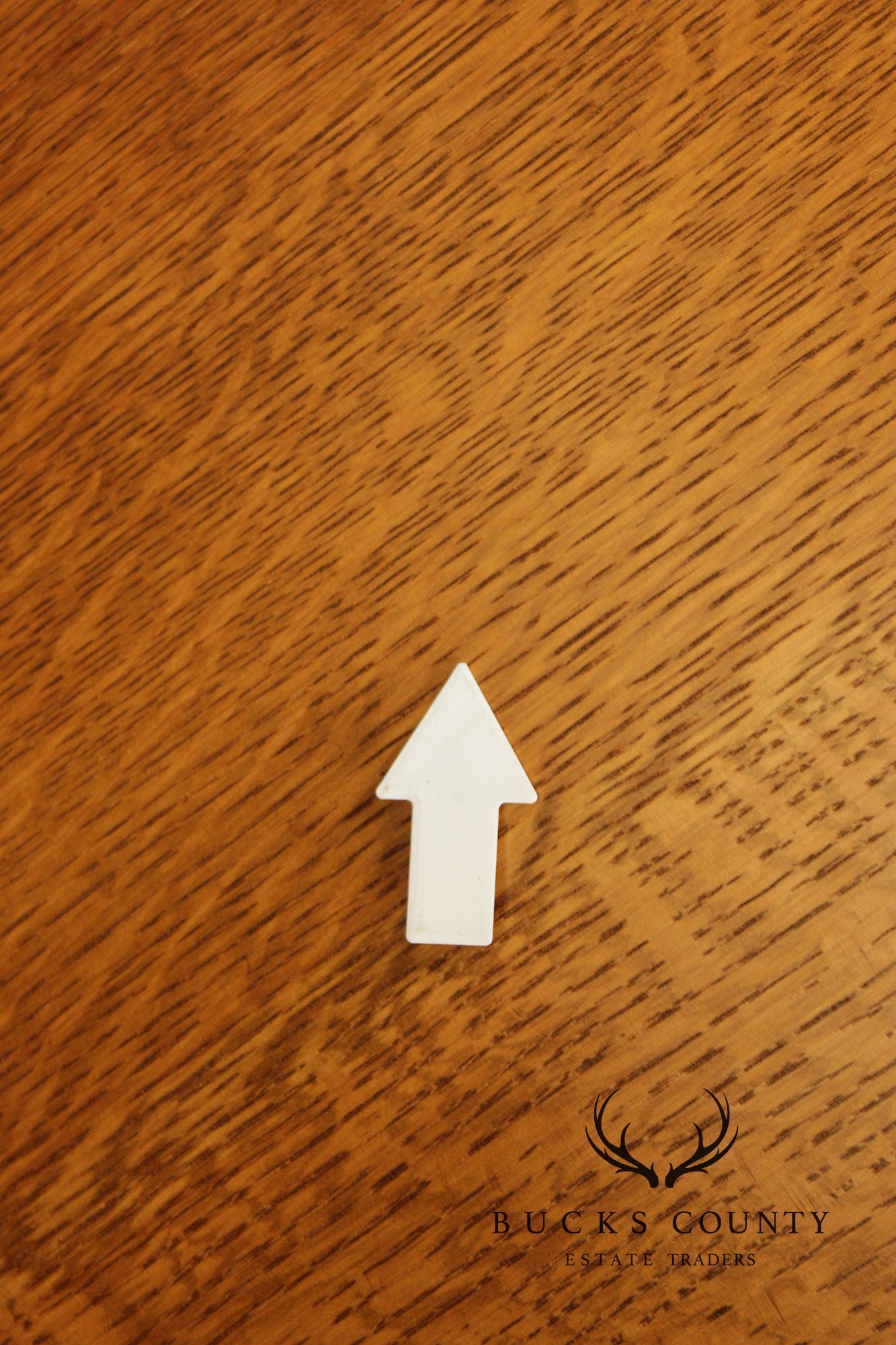 Stickley Mission Collection Round Oak Pedestal Expandable Dining Table