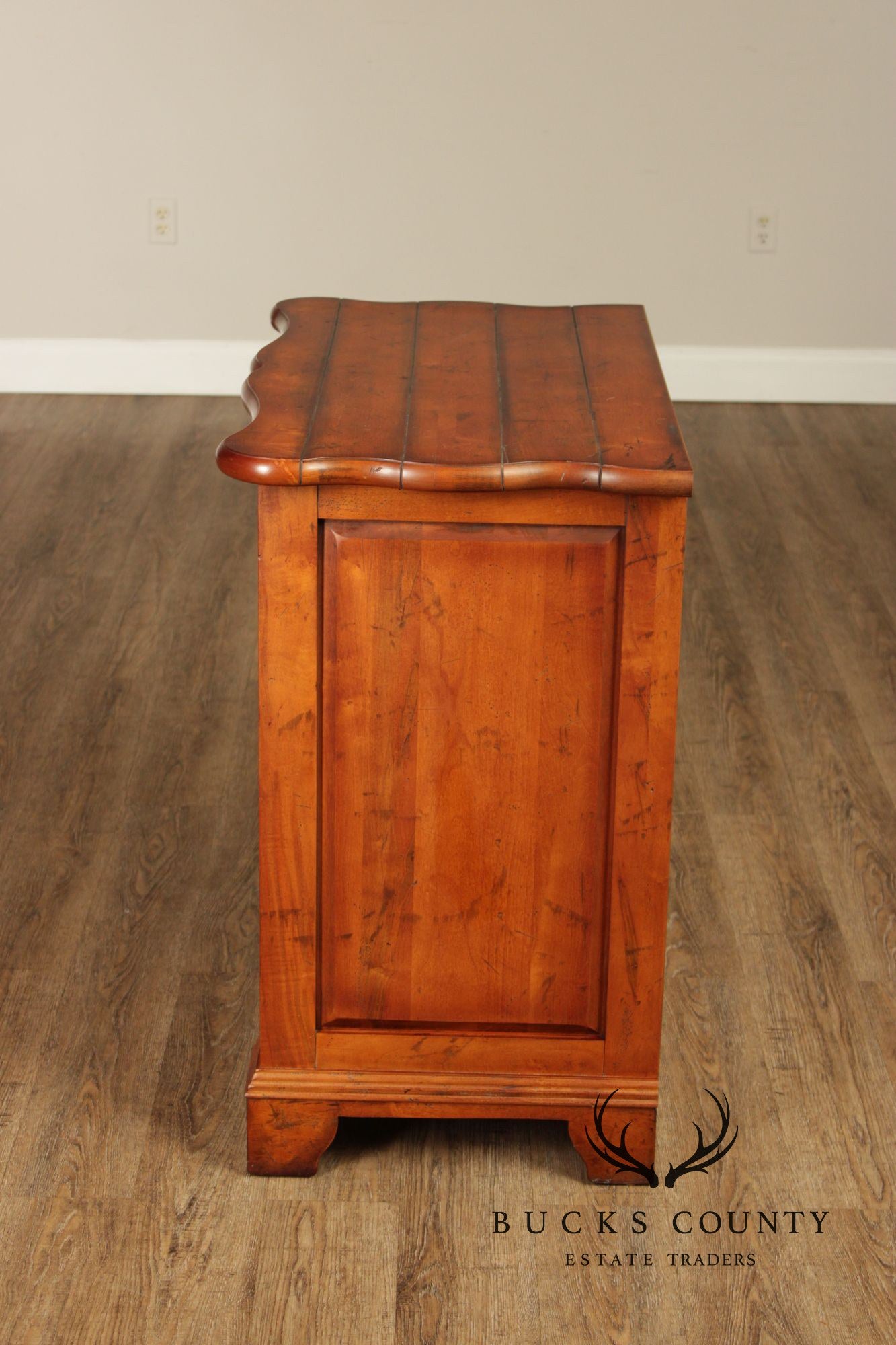 Century Furniture Georgian Style Block Front Bedside Chest