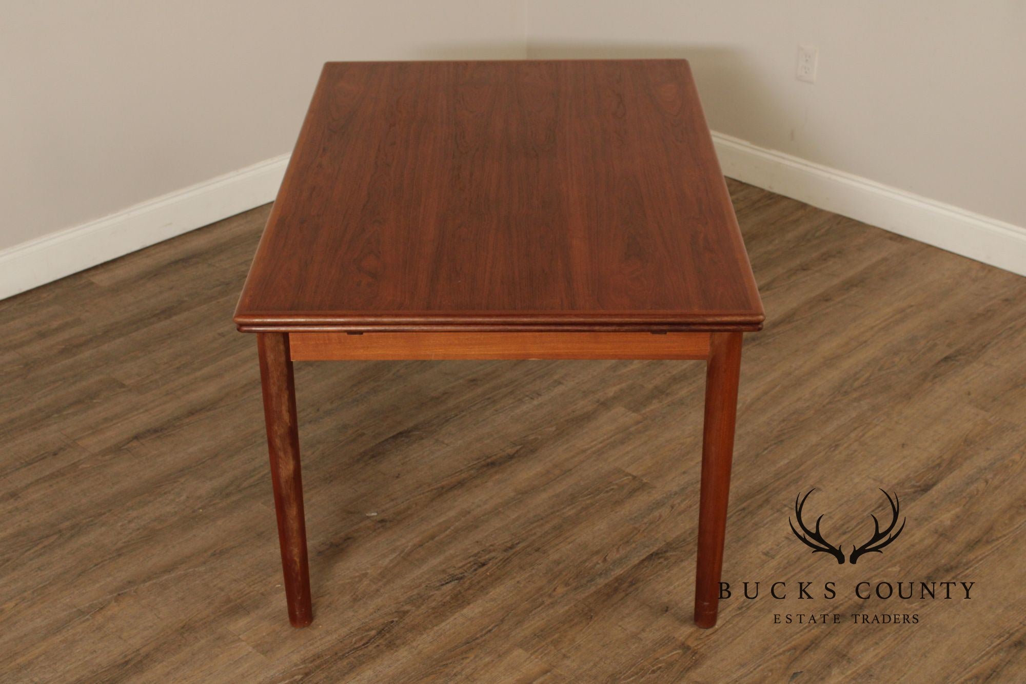 AM Mobler 1960s Danish Modern Teak Refectory Dining Table