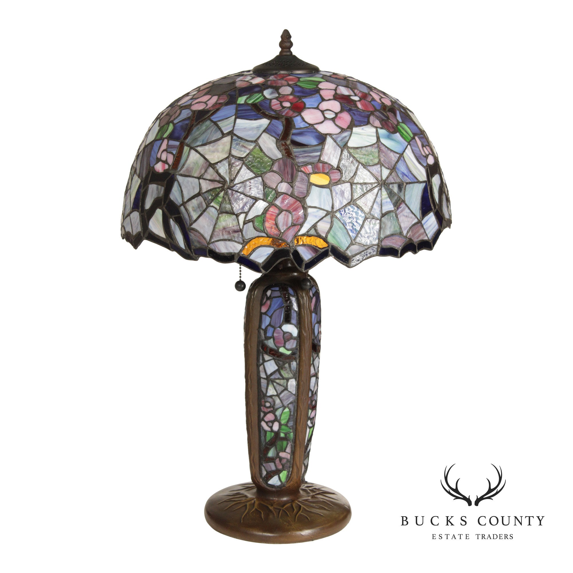 Tiffany Style Art Glass Table Lamp