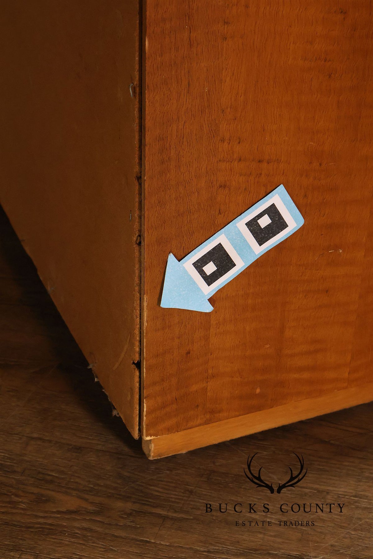 Lane Mid Century Modern Burlwood Armoire