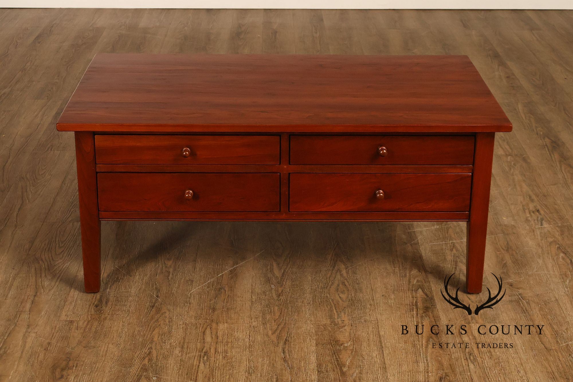 Piper Classics Shaker Style Salem Solid Cherry Coffee Table