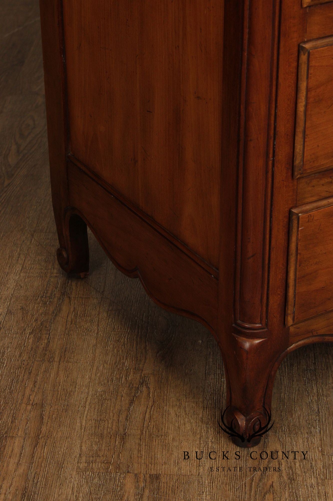Baker Collector's Edition French Provincial Style Bookcase Top Secretary Desk