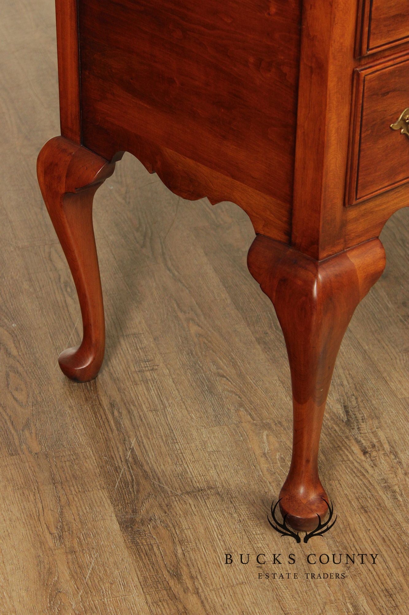 Statton Trutype Queen Anne Style Vintage Cherry Highboy