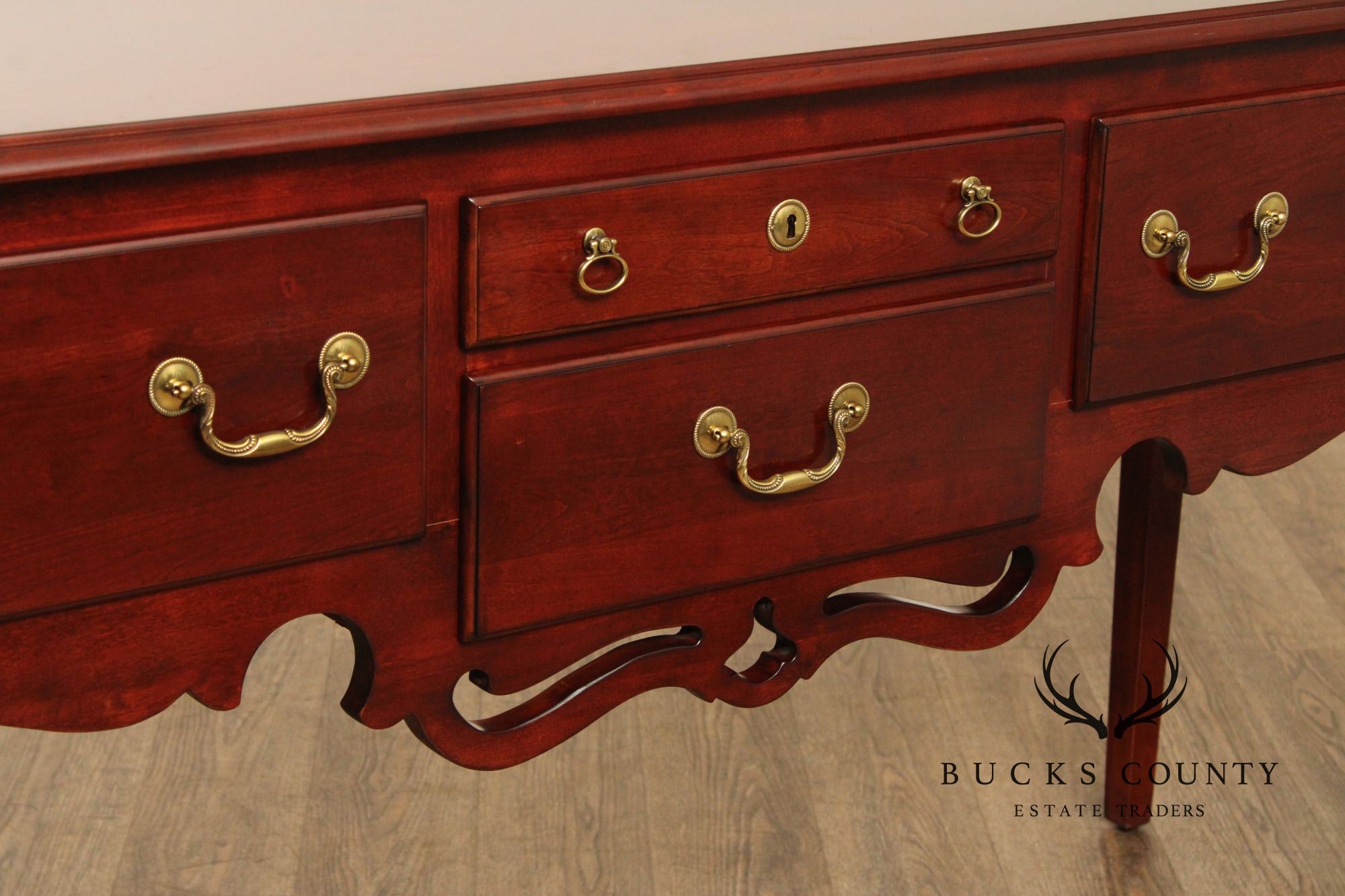 Pennsylvania House Queen Anne Style Cherry Sideboard