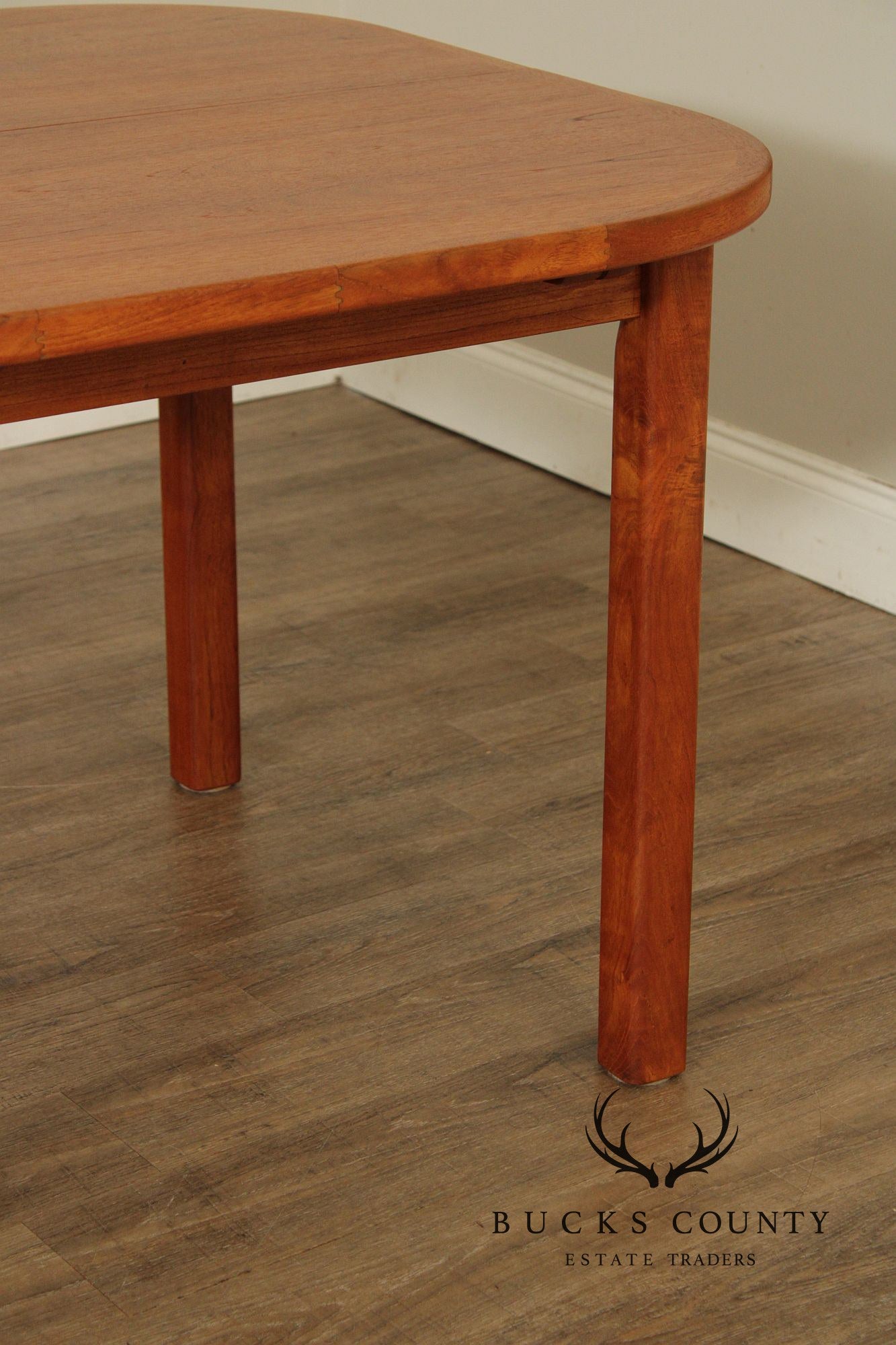 Danish Modern Style Teak Expandable Dining Table