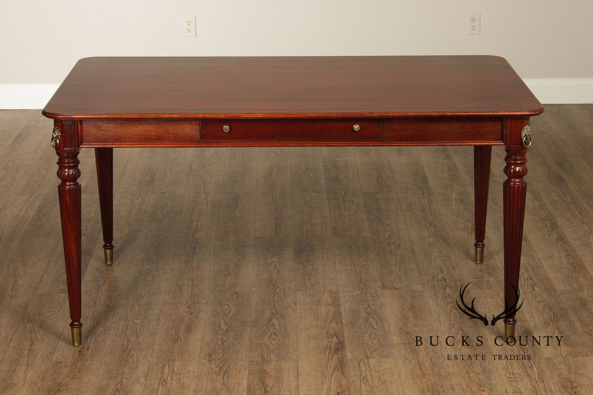 Lexington Palmer Home Collection Mahogany Neoclassical Writing Table Desk