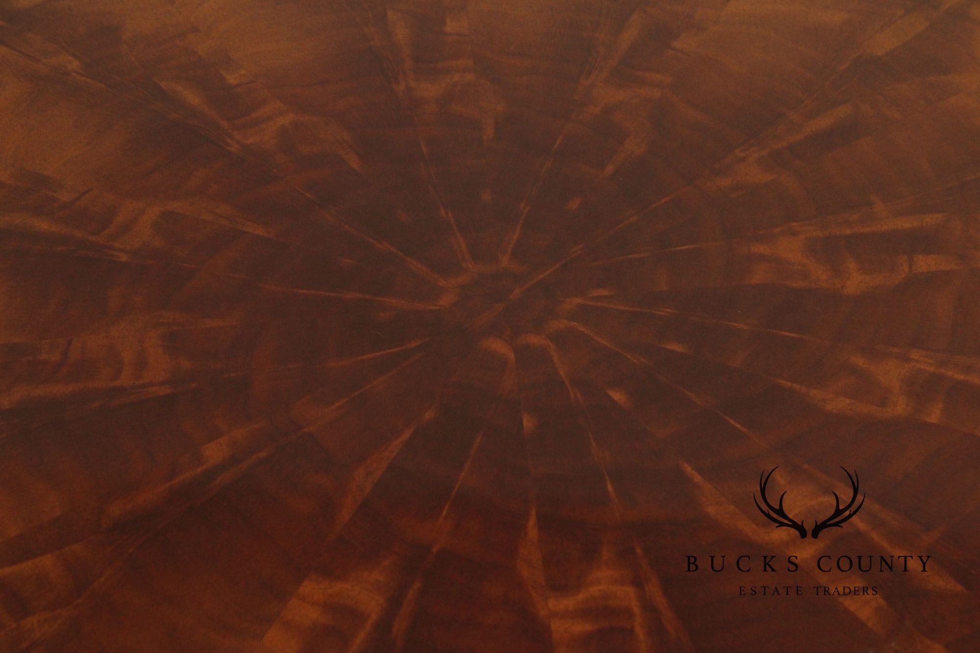 John Widdicomb Rococo Style Partial Gilt Round Mahogany Center Table