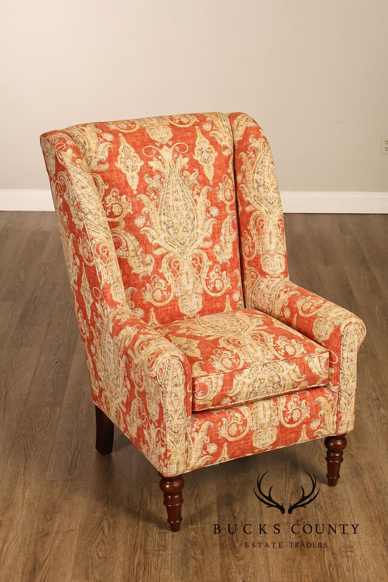 Craftmaster Upholstered Wing Back Armchair