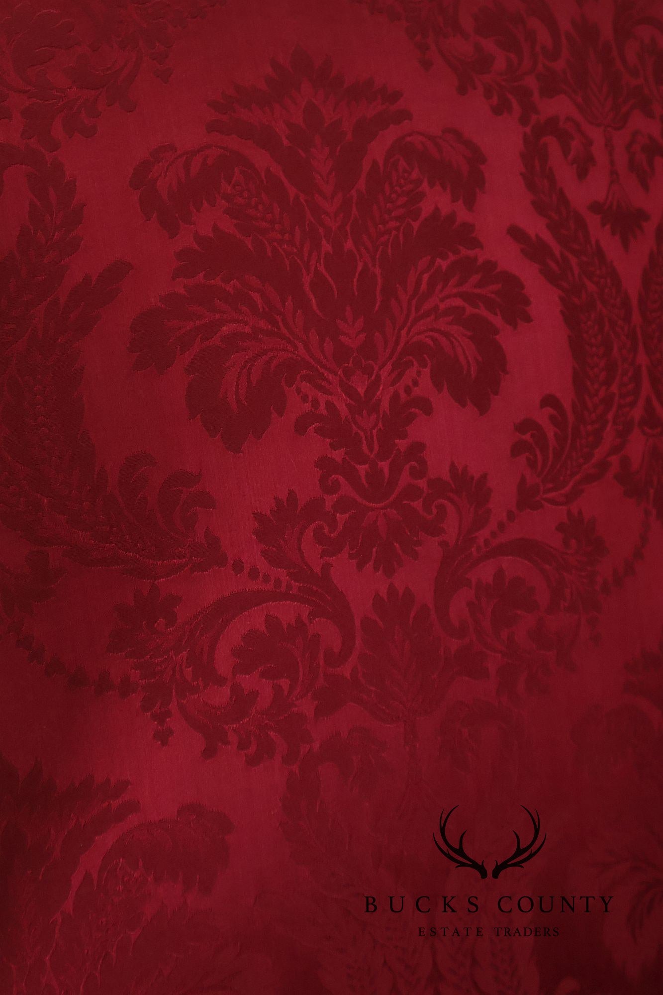 Baker Stately Homes Collection Pair of Carved Wingback Armchairs