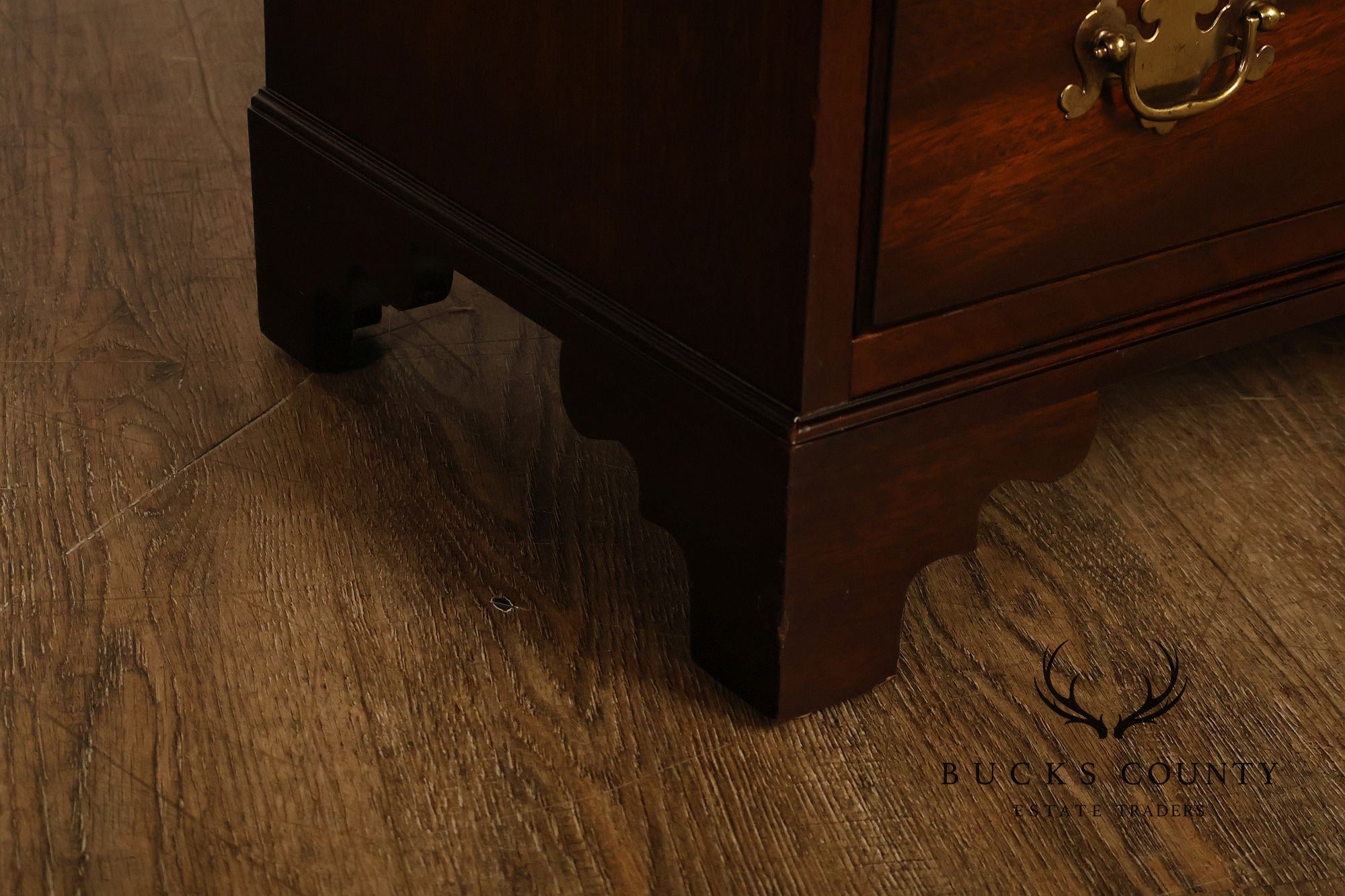 Chippendale Style Mahogany Bedside Chest