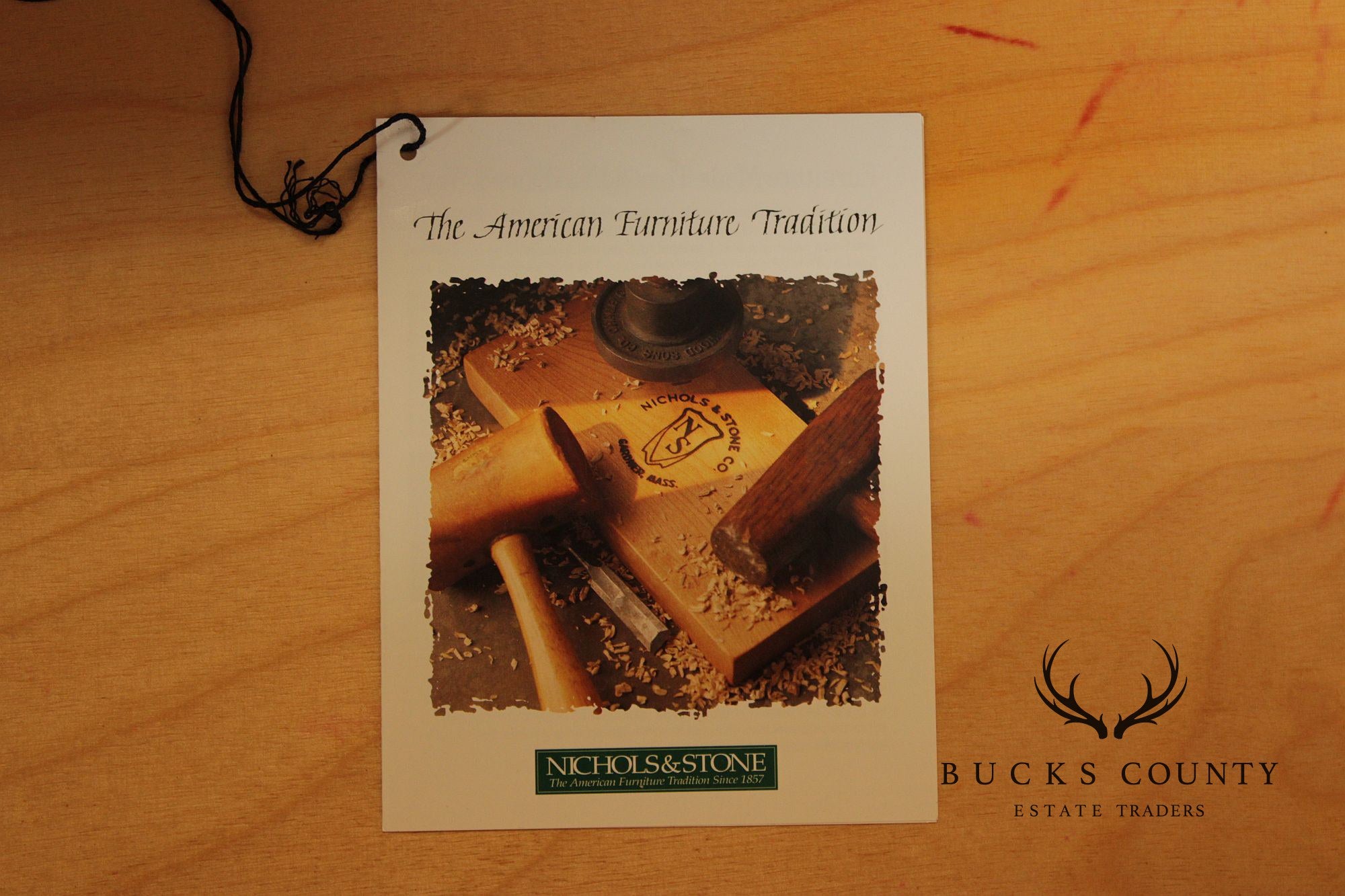 NICHOLS & STONE MAPLE SERVER SIDEBOARD WITH FLUTED LEGS