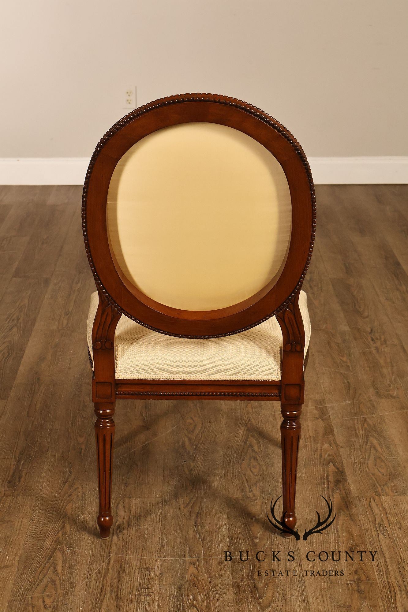Louis XVI Style Set Of 16 Oval Back Dining Chairs