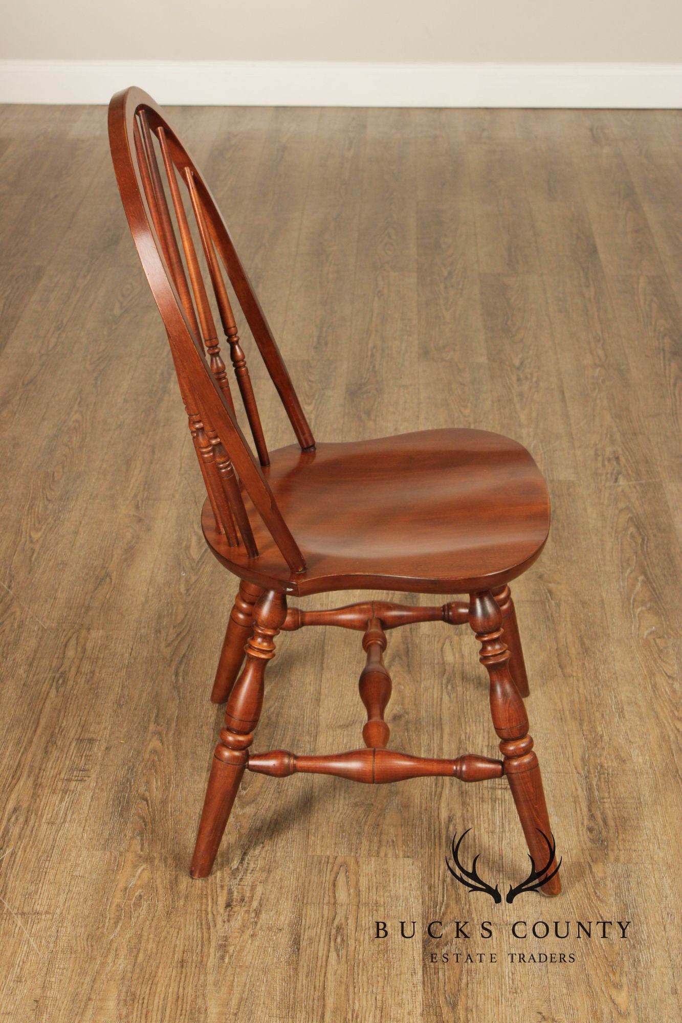 Ethan Allen Set Of 6 'Casual Dining' Collection Maple Windsor Chairs