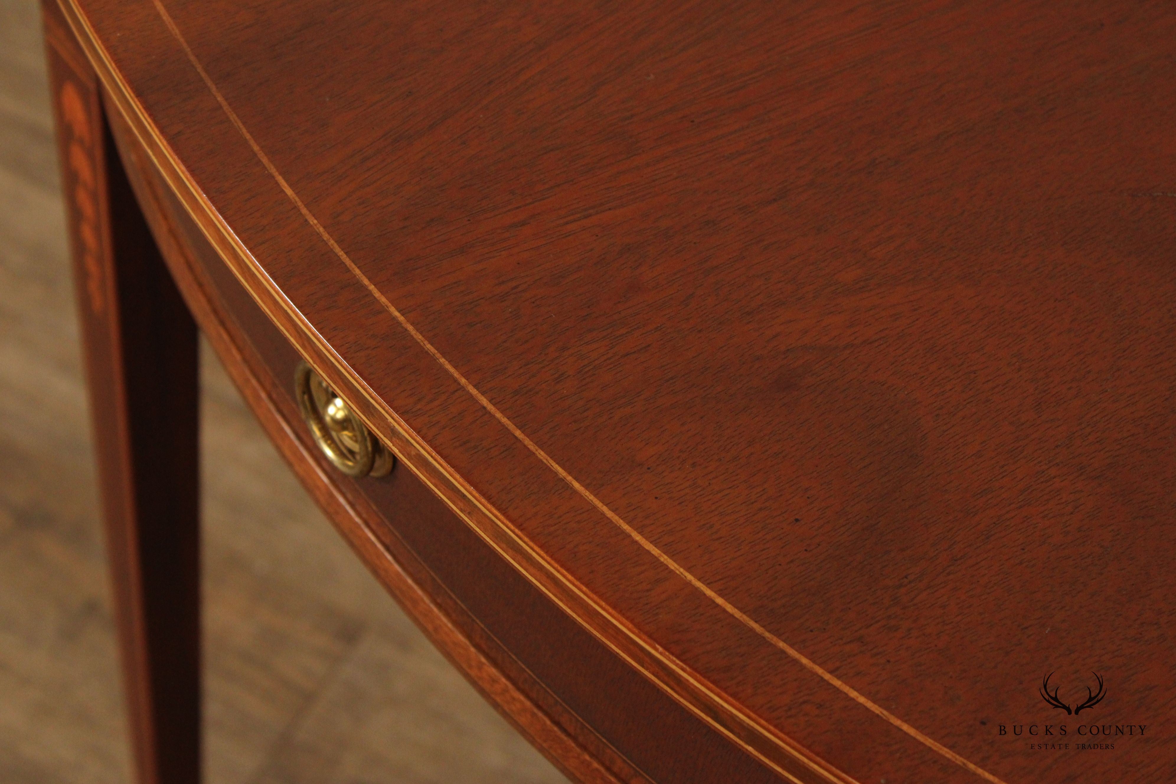 Federal Style Inlaid Mahogany Pembroke Side Table
