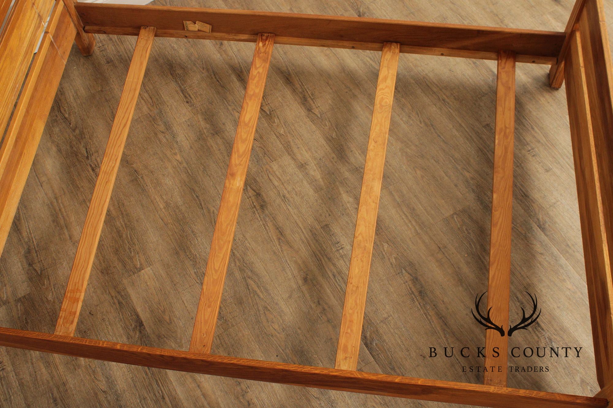 Brandt Ranch Oak Slatted Twin Bed