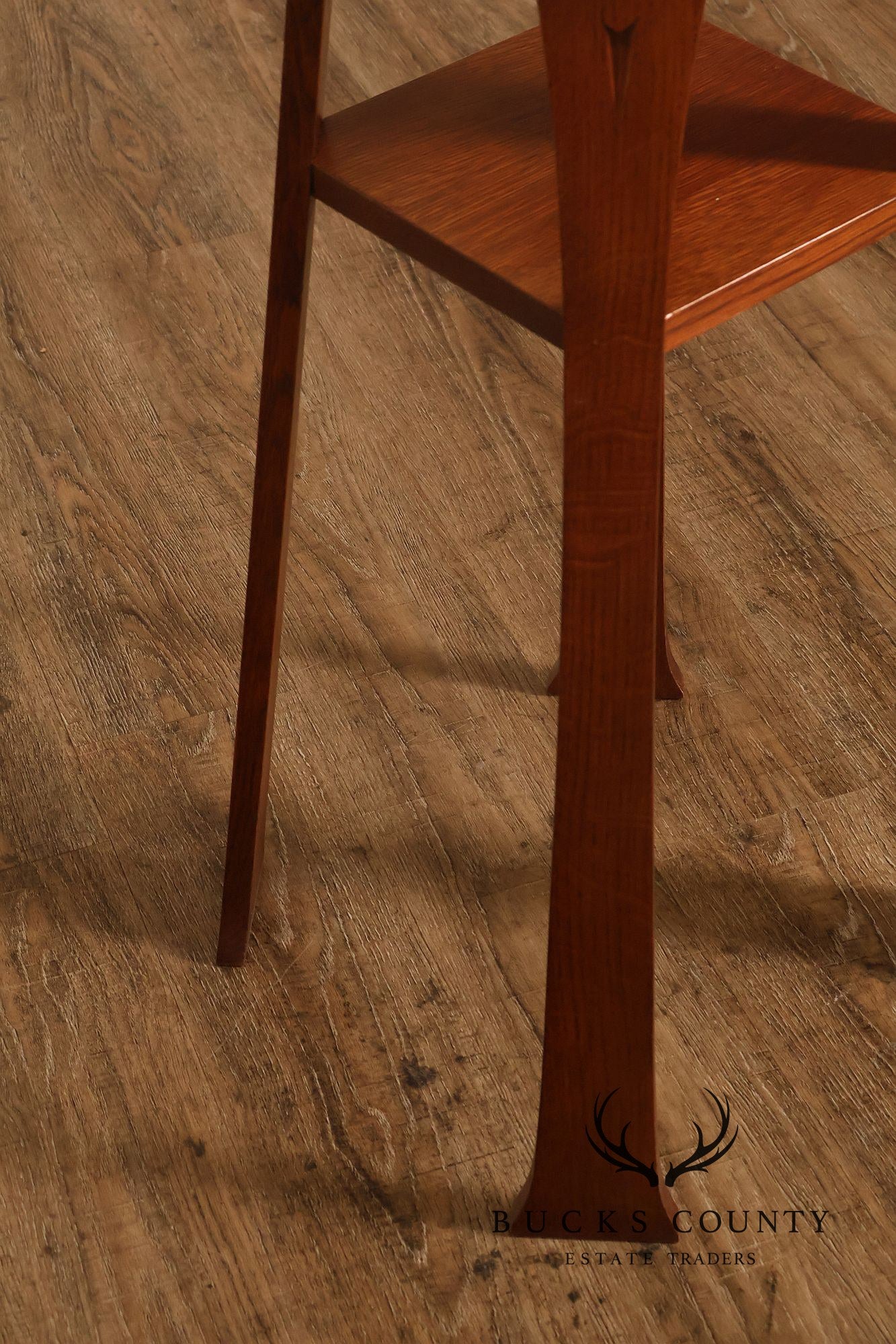 Stickley Mission Collection Tom Jones Oak Drink Stand