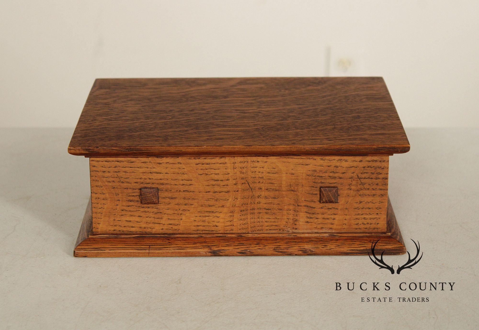 Stickley Mission Collection Oak Desk Box