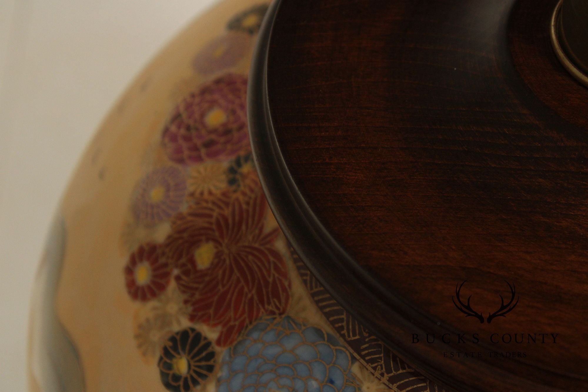 Frederick Cooper Asian Style Porcelain Ginger Jar Table Lamp