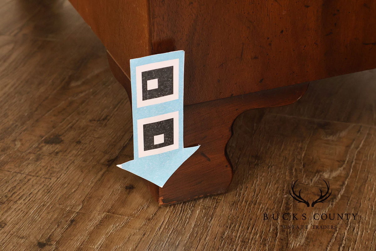 Heritage Campaign Style Walnut Nightstand
