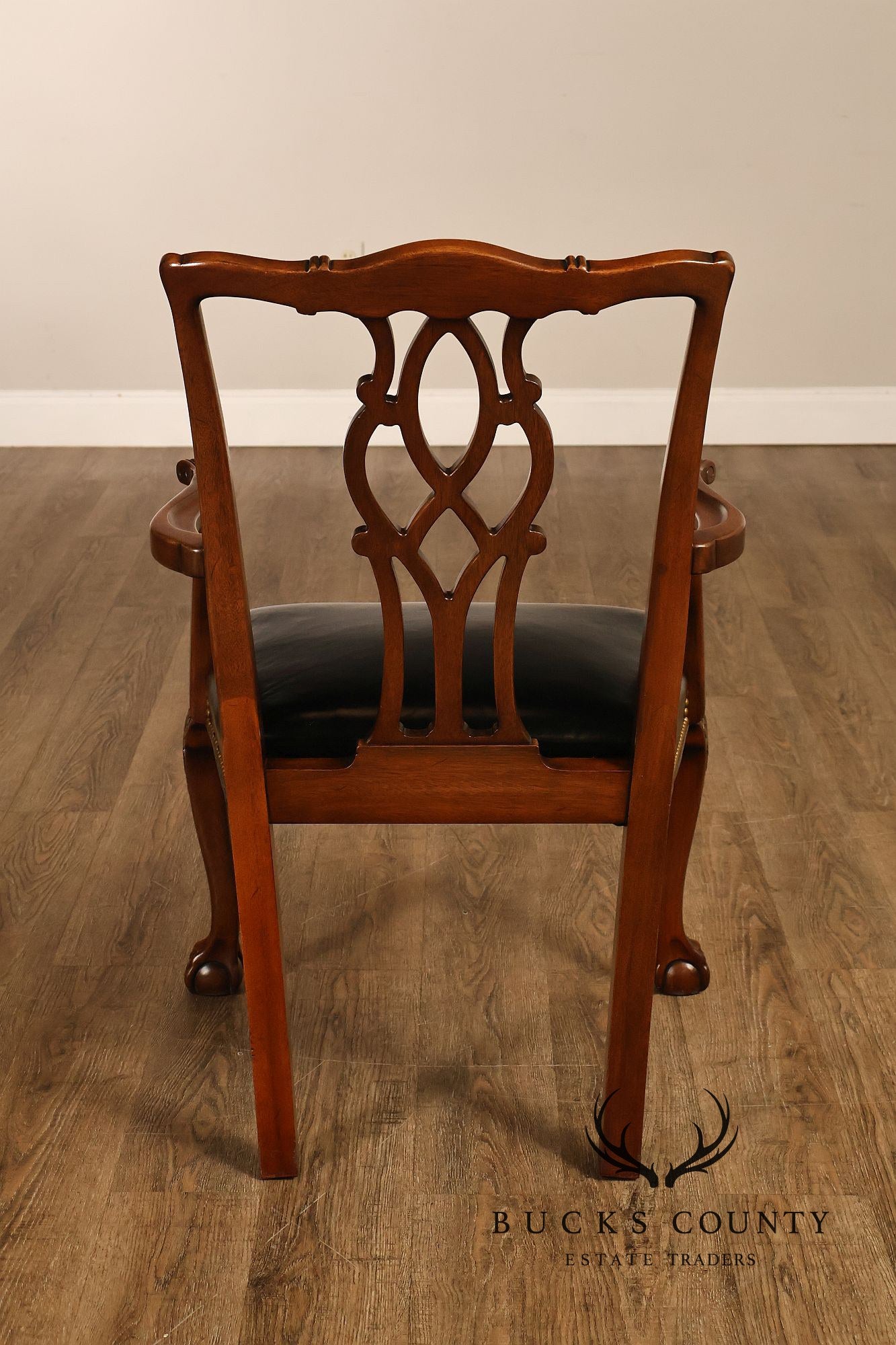 Kindel Chippendale Style Set of Six Mahogany Dining Chairs