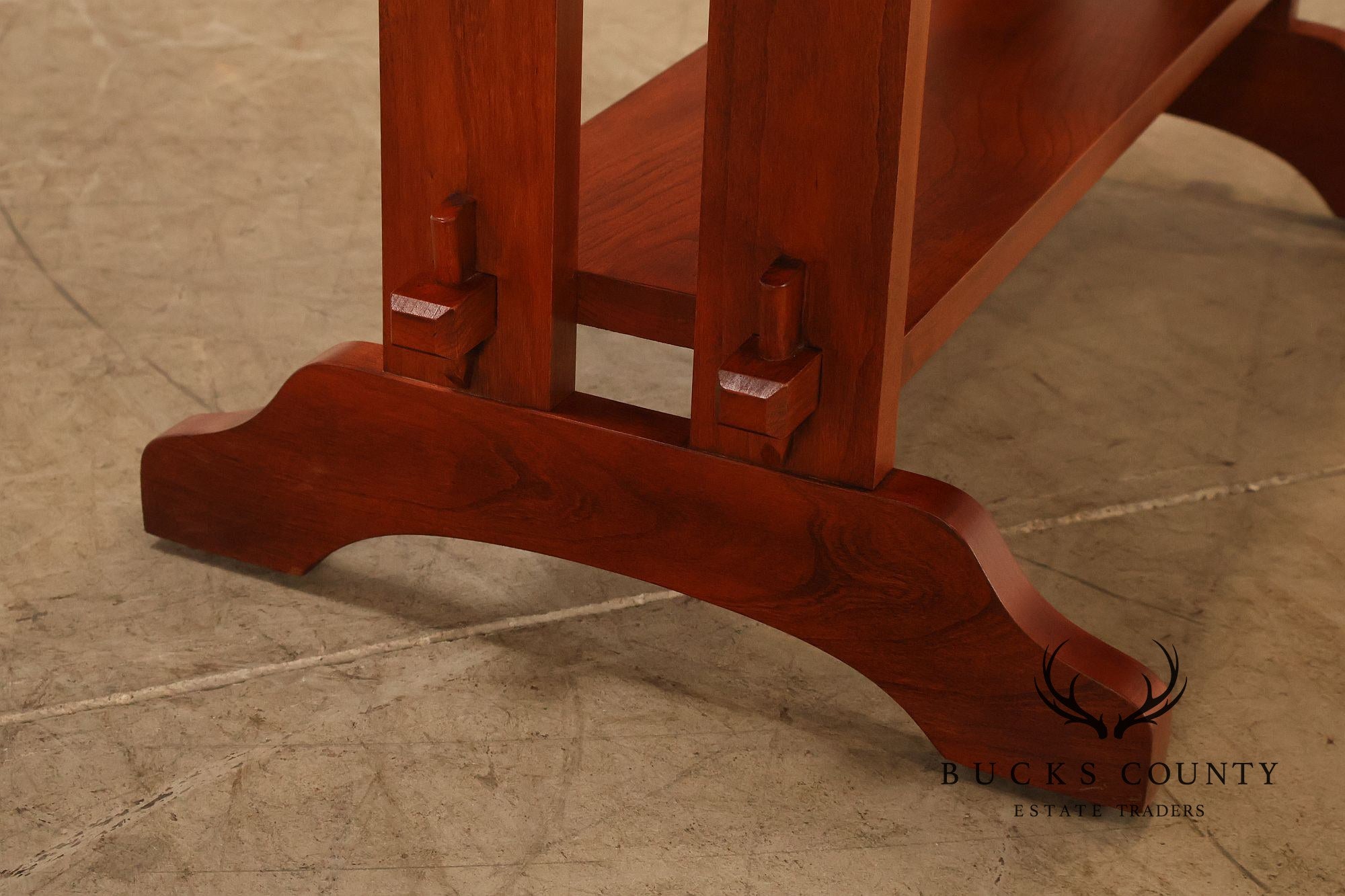 Stickley Mission Collection Pair of Cherry Roycroft Little Journeys Tables