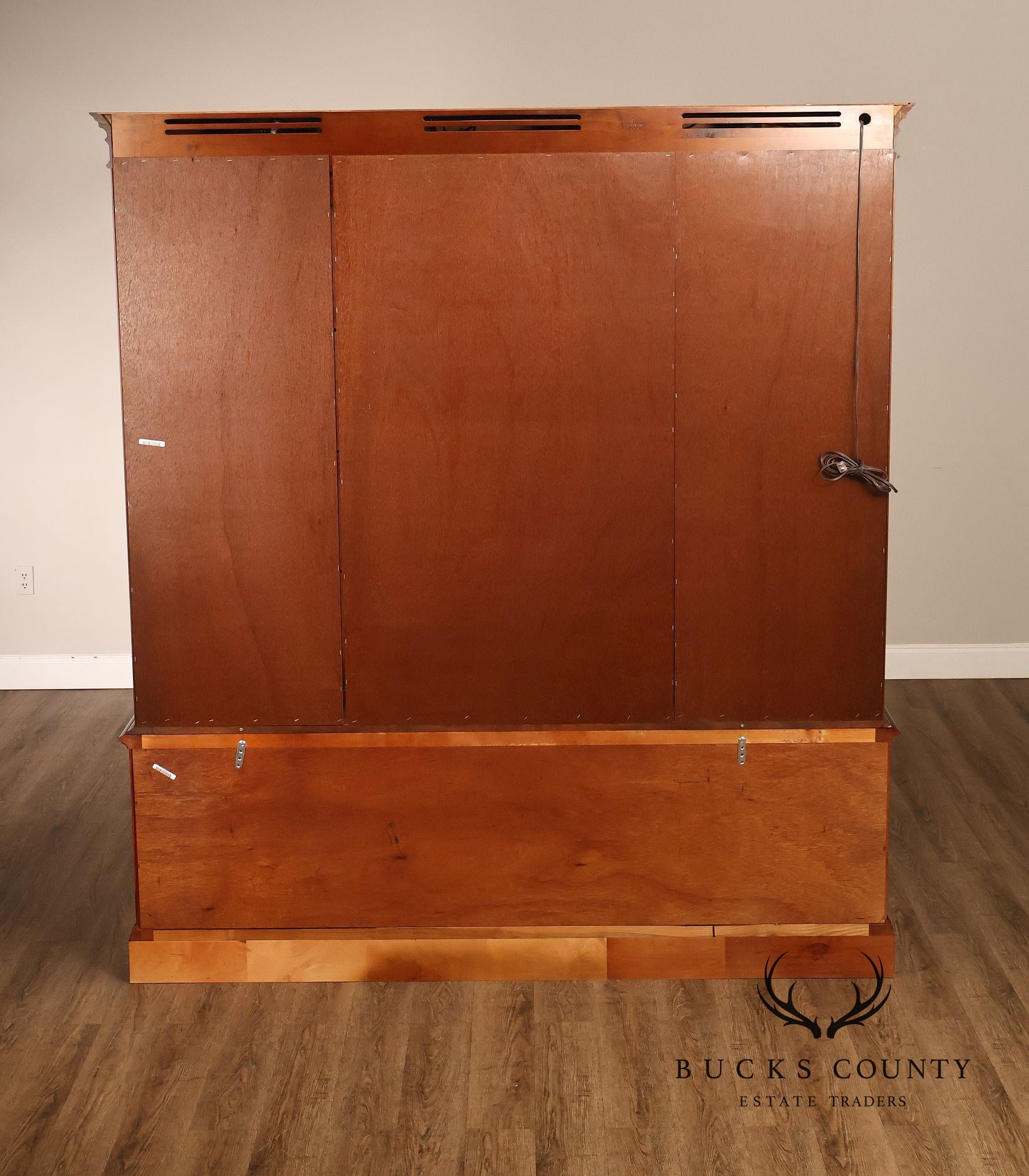 Pennsylvania House Georgian Revival Cherry Lighted Cherry China Cabinet