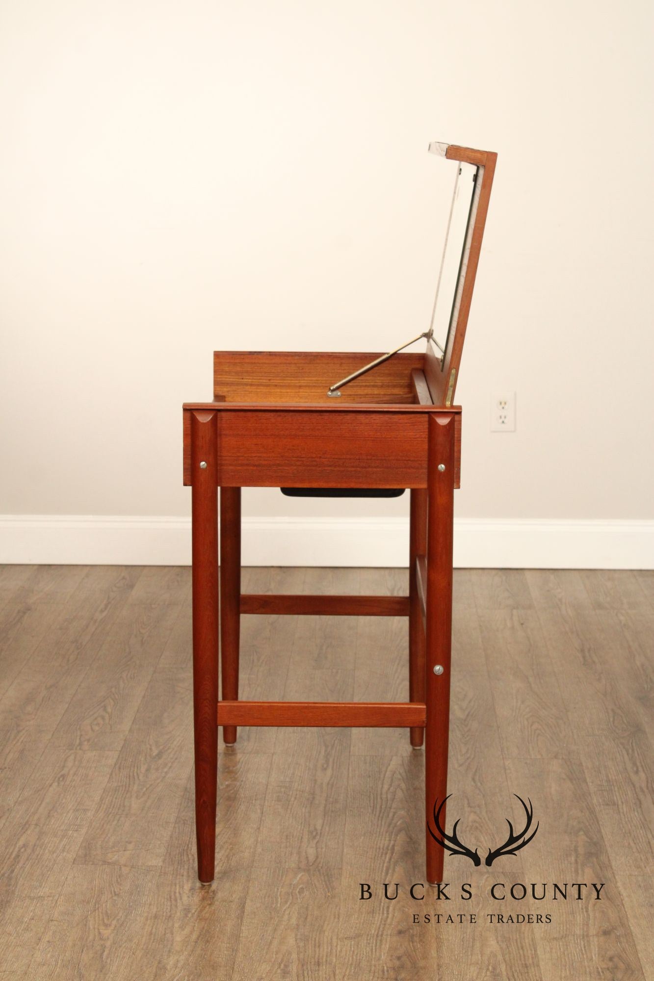 Dyrlund Danish Modern Teak Dressing Table