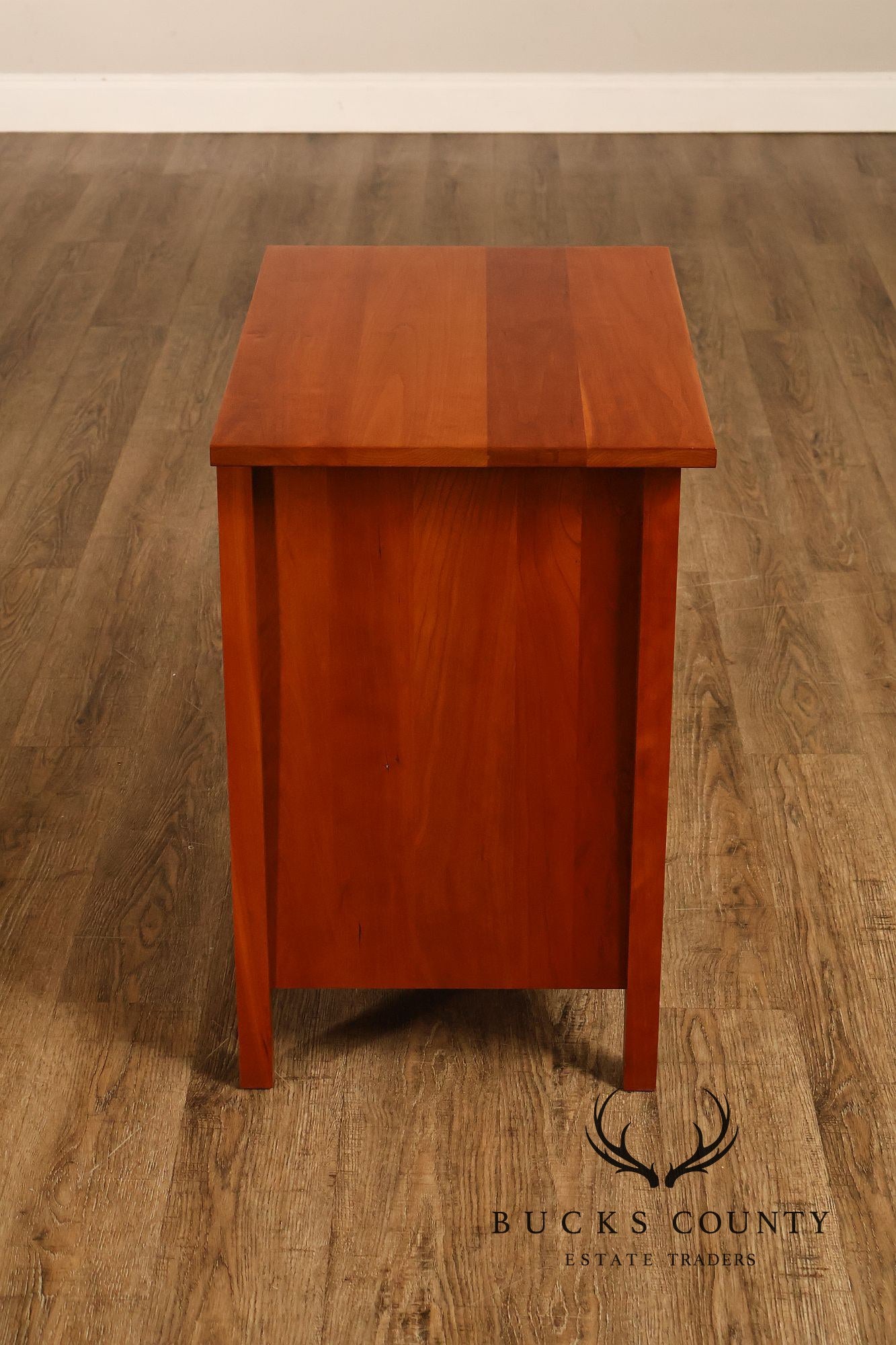 Stickley Mission Collection Harvey Ellis Cherry Three Drawer Nightstands