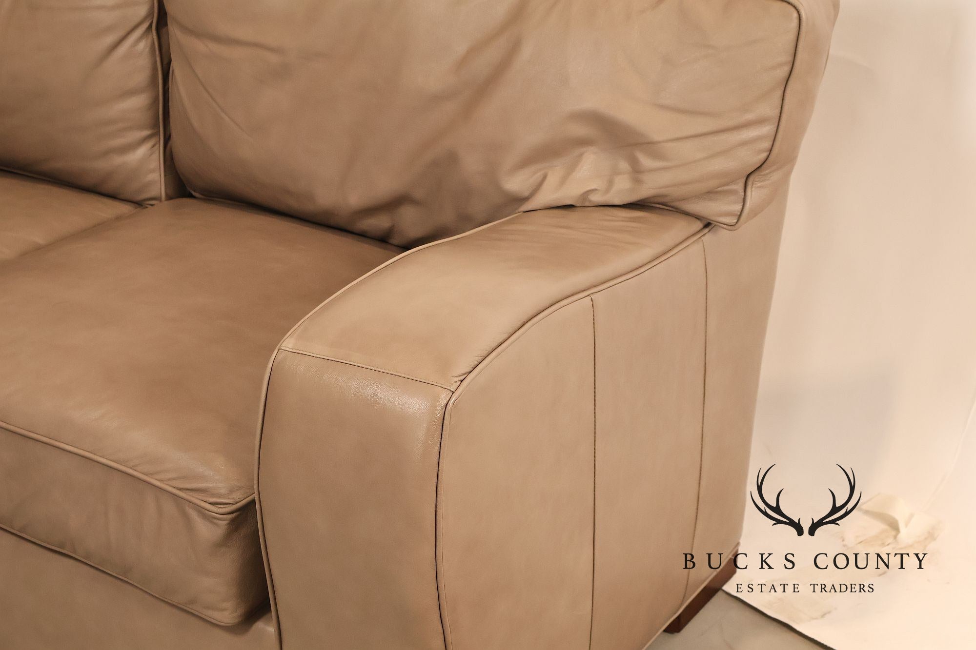 Century Furniture Leather Sectional Sofa