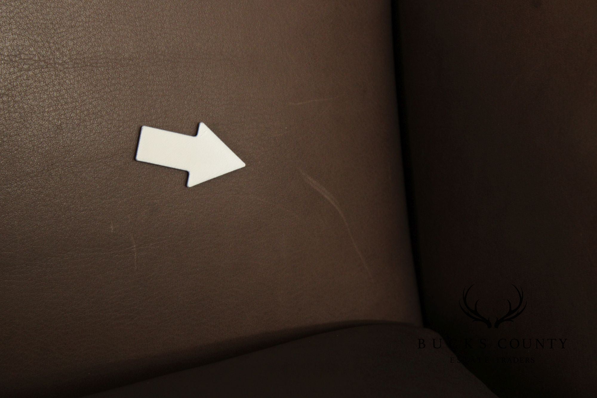 Chippendale Style Pair of Leather Wing Chairs