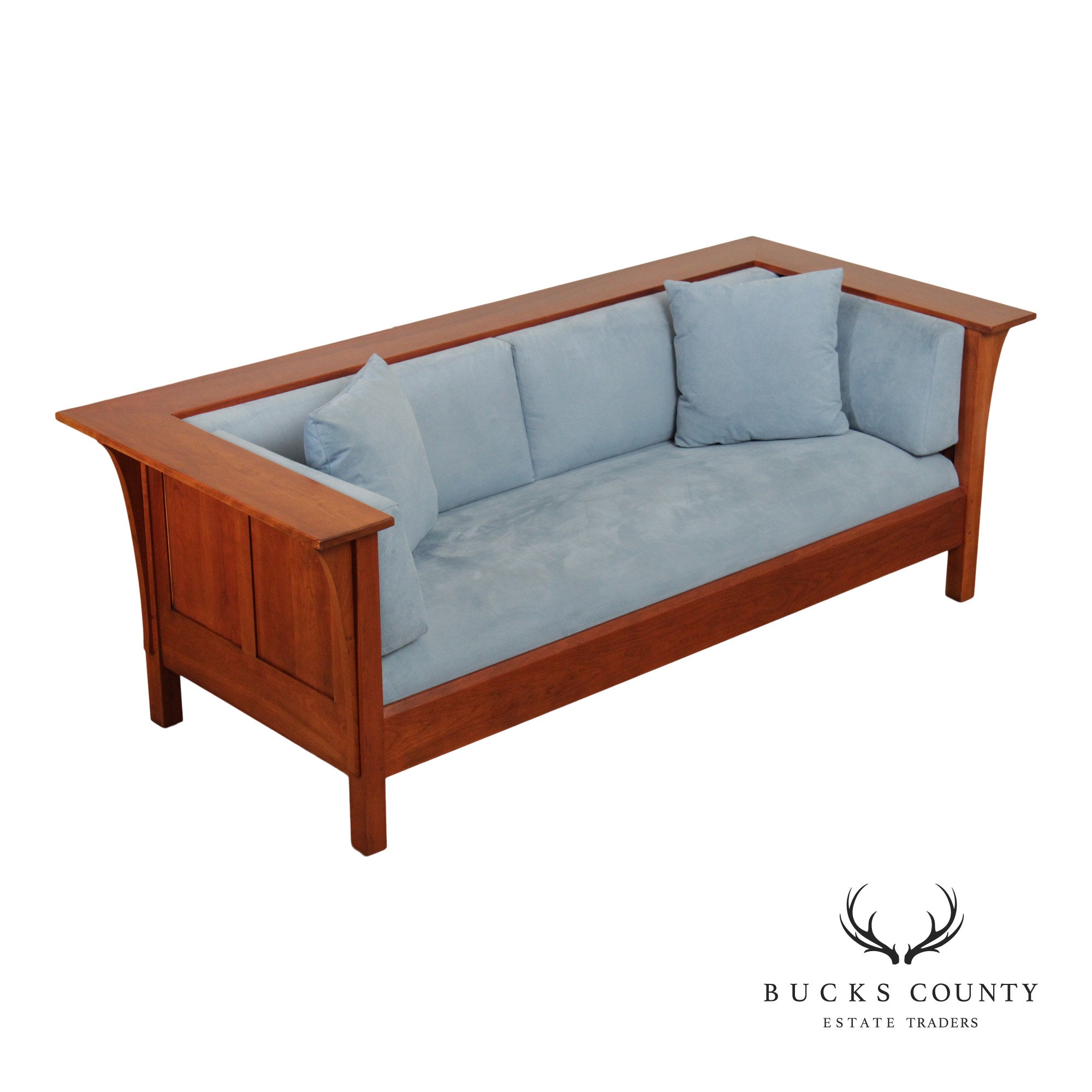 Stickley Mission Collection Cherry Prairie Settle