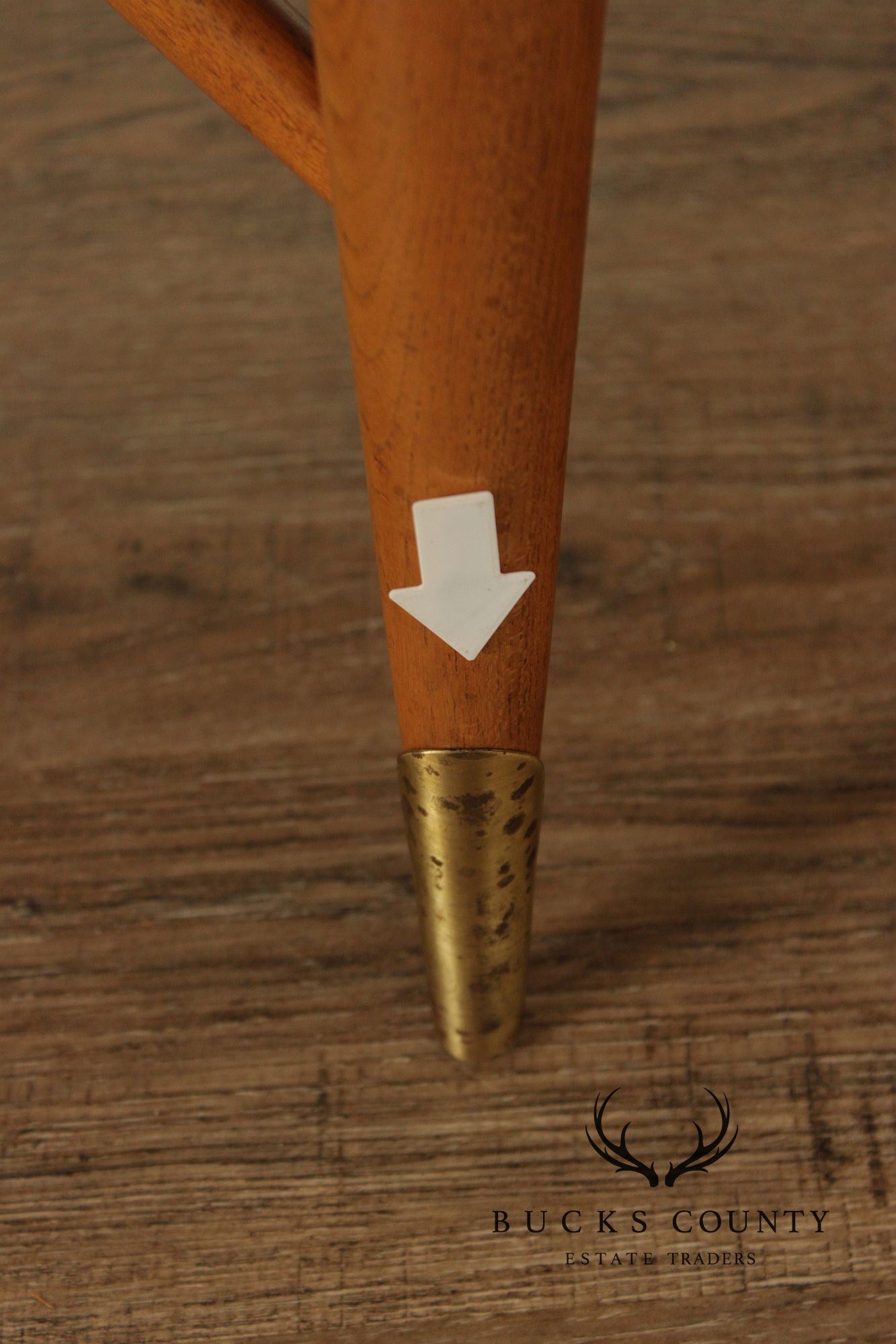 Lane Copenhagen Mid-Century Modern Two-Tier Walnut End Table