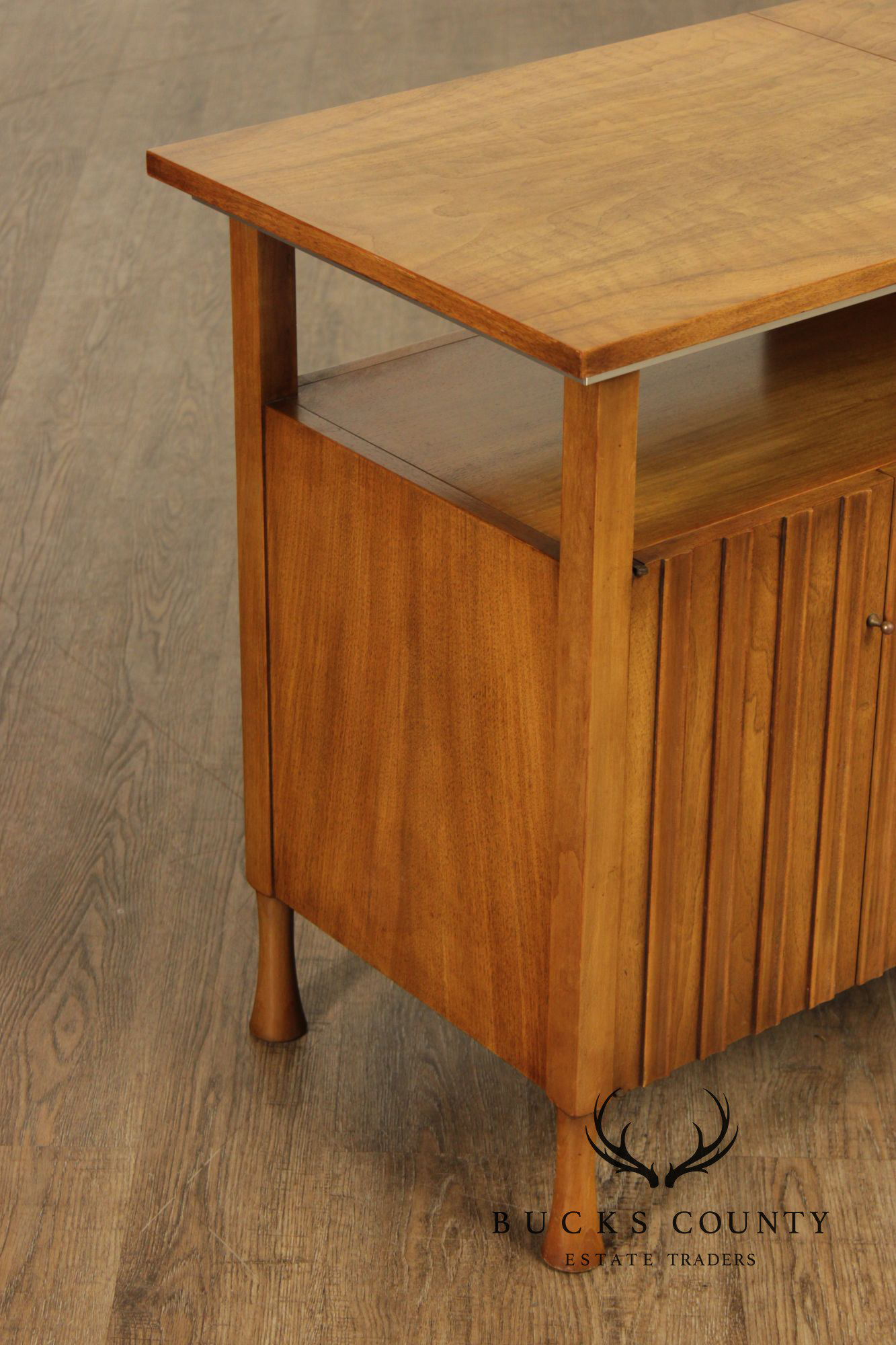John Widdicomb Mid Century Modern Walnut Bar Cabinet