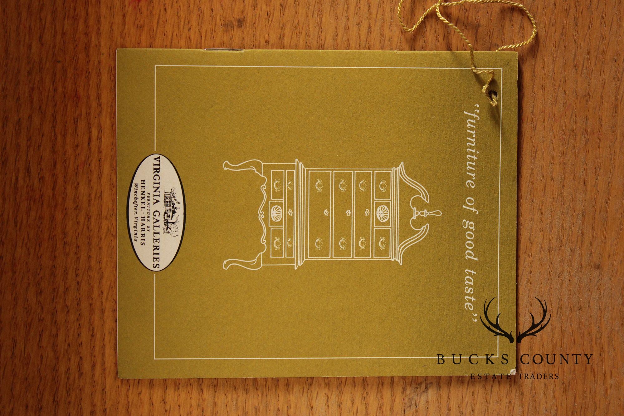 Henkel Harris Solid Wild Black Cherry Queen Anne Lowboy