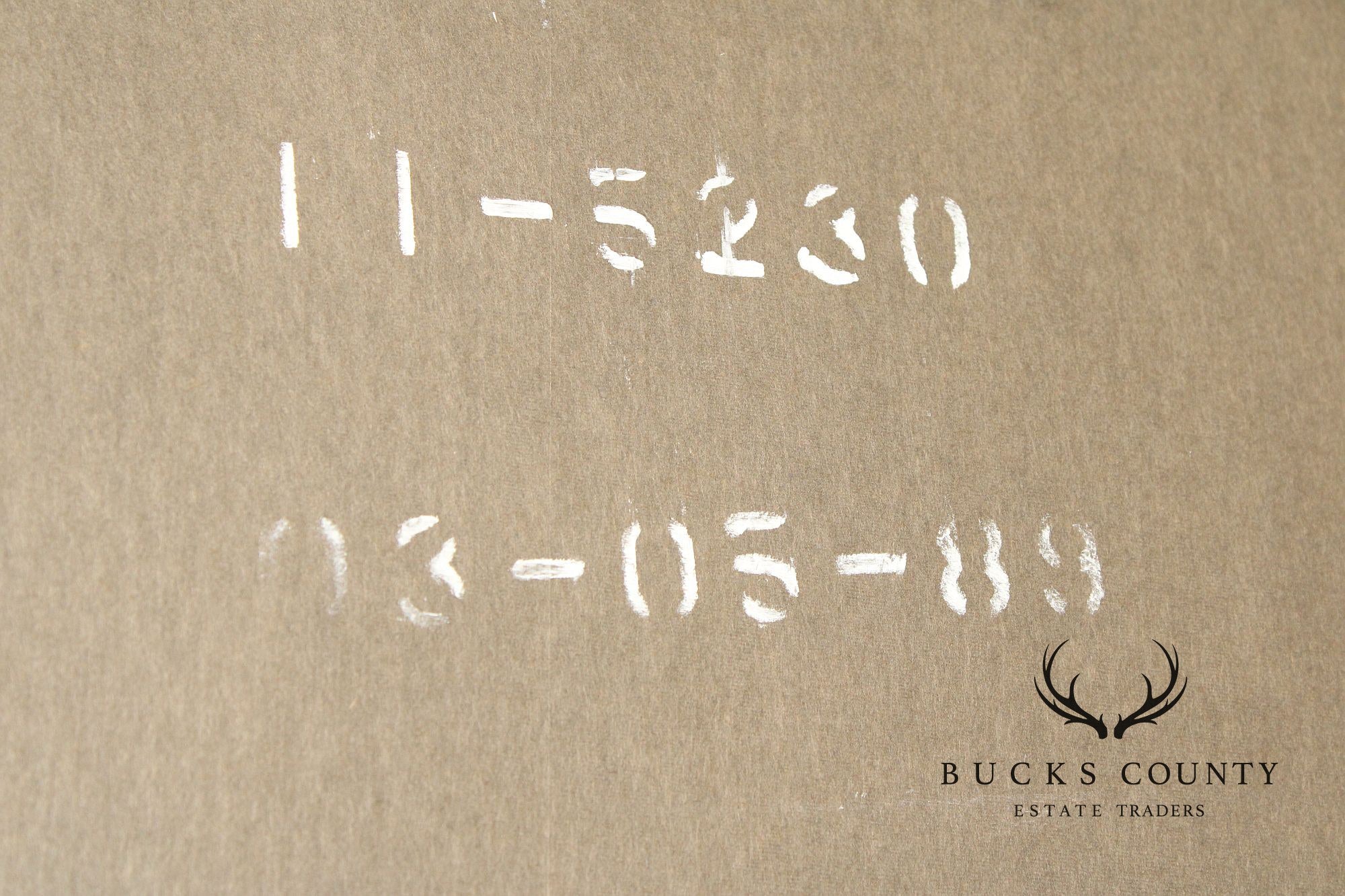 ETHAN ALLEN GEORGIAN COURT CHERRY DRESSER WITH TRI-FOLD MIRROR