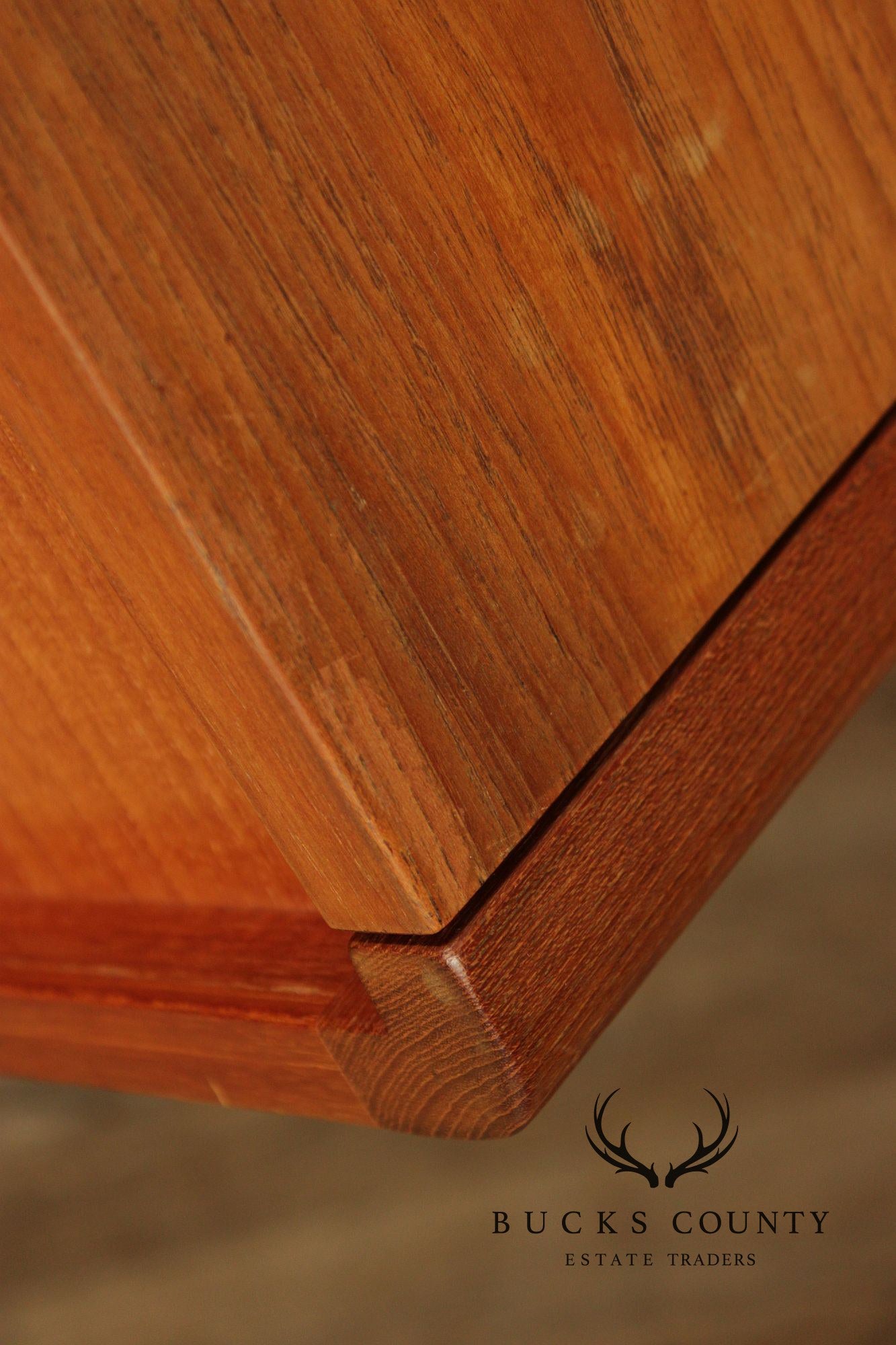 Schreiber’s Møbelfabrik Mid Century Danish Teak Vanity With Bench