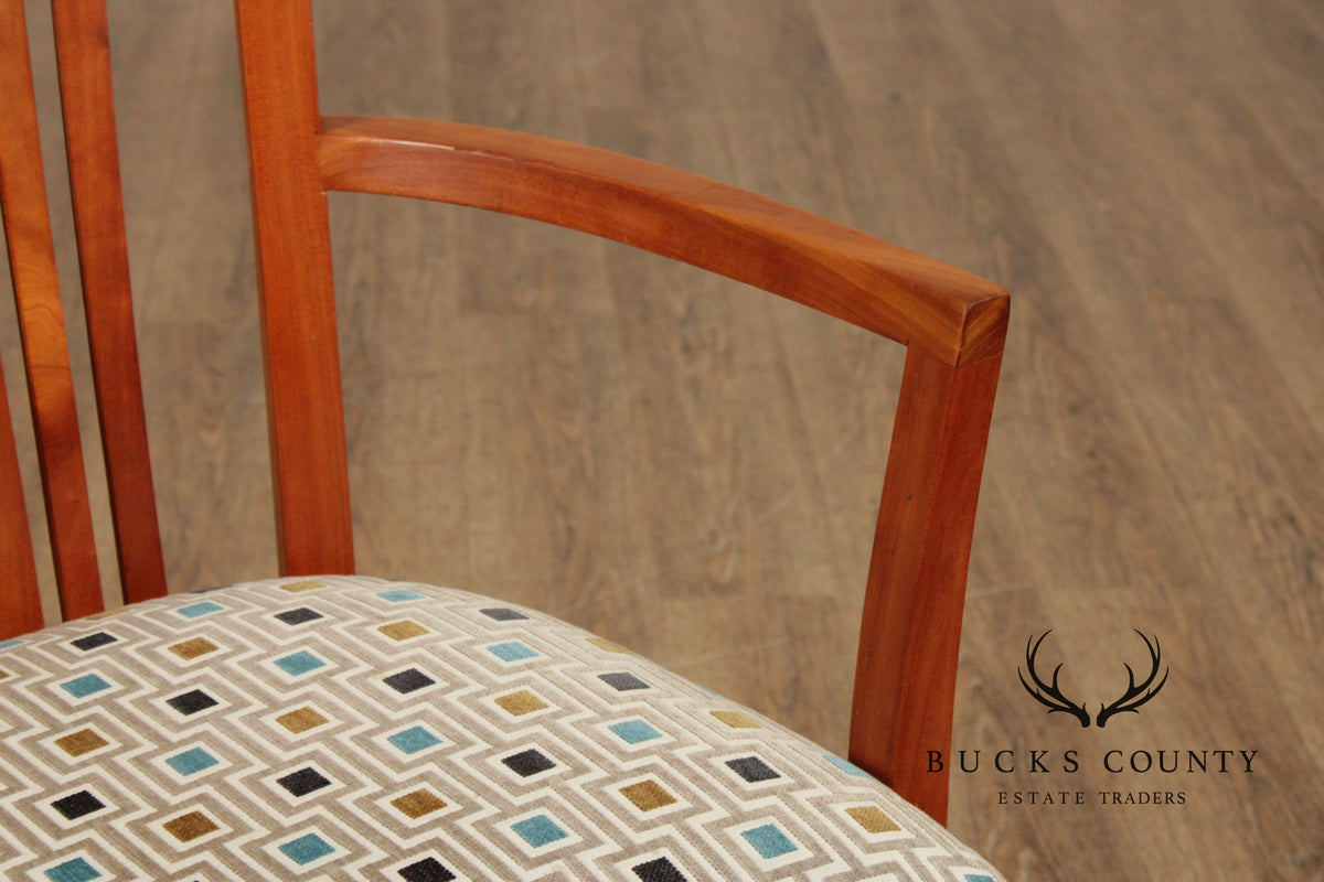 Stickley Highlands Collection Set of Six Cherry Side Chairs