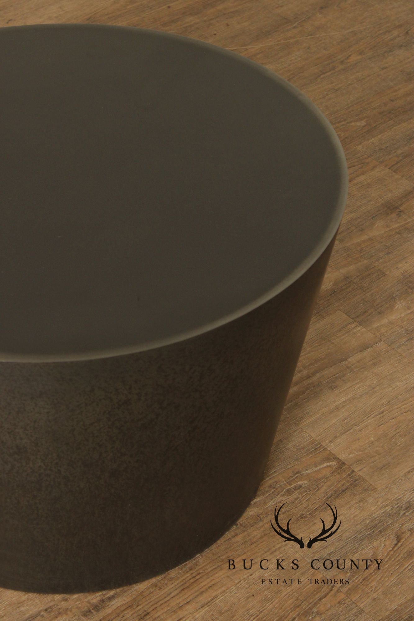 Modern Patinated Steel Coffee Table